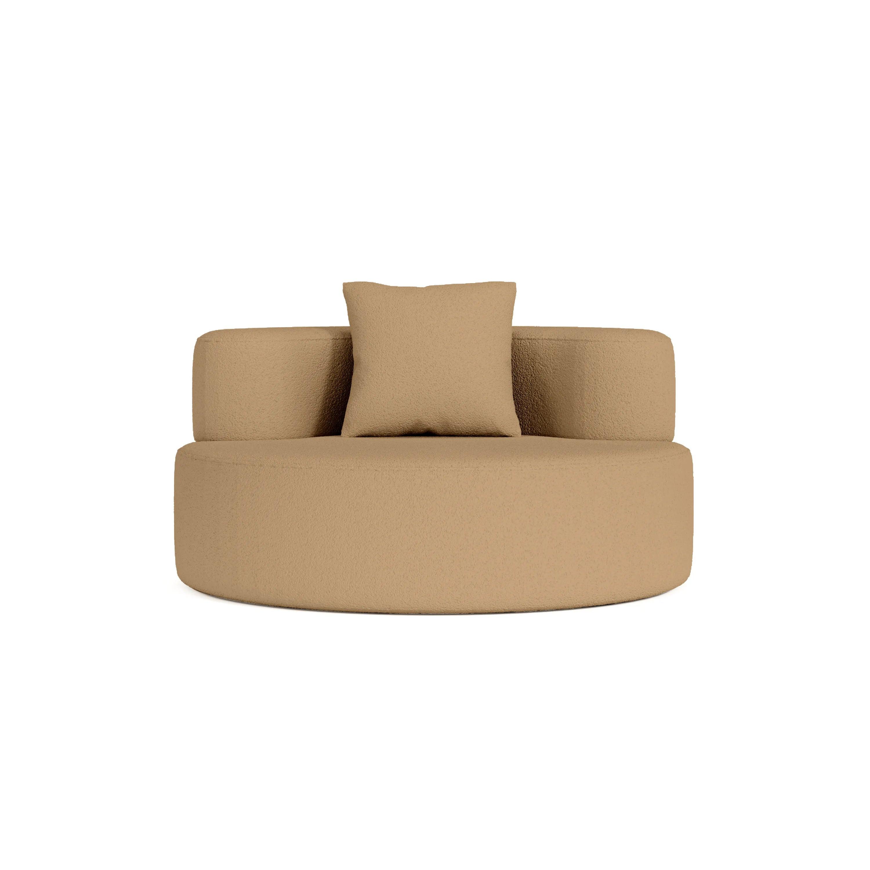 Milan Single Sofa-Sand - PortaSofa