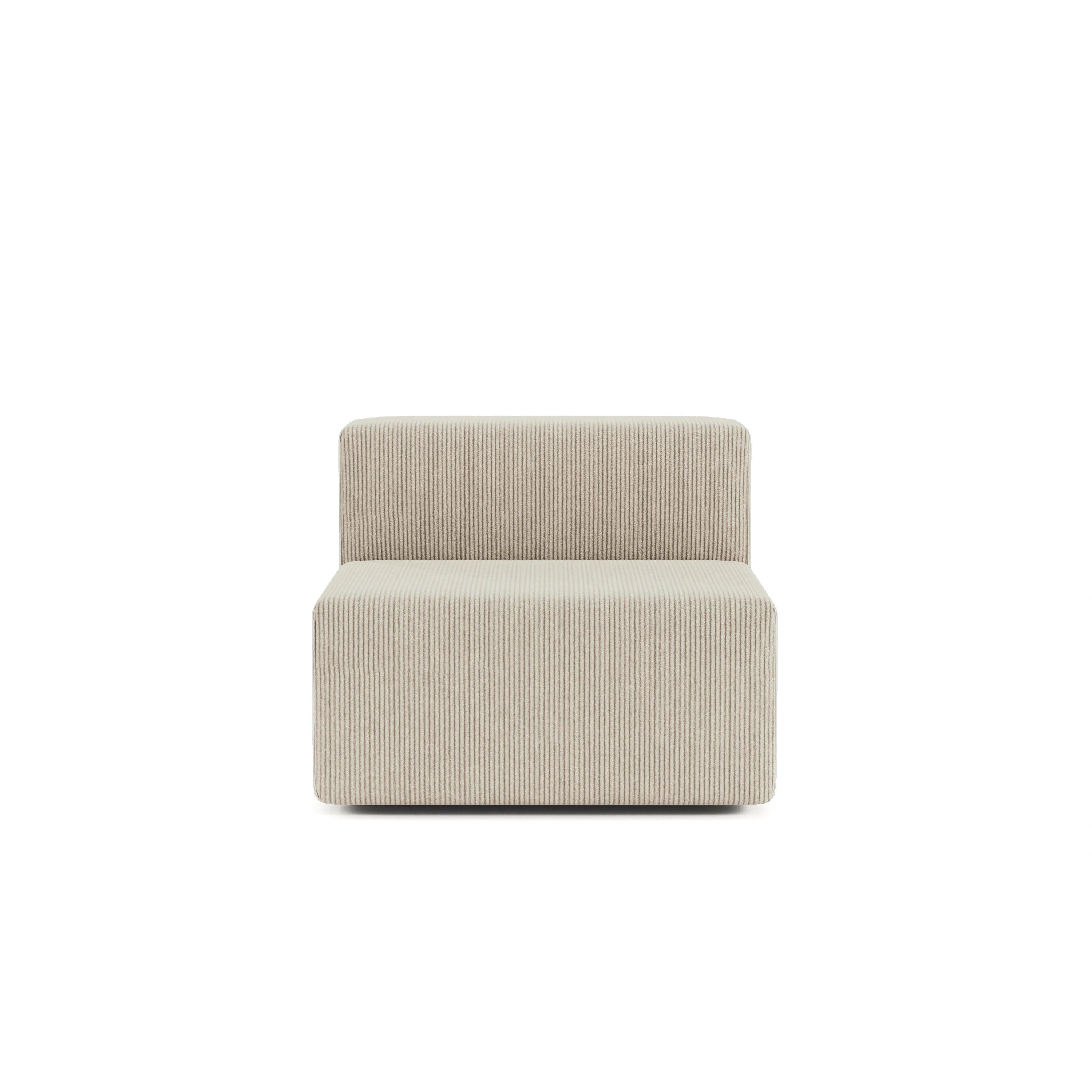 Milo Single Seat-Cream White - PortaSofa