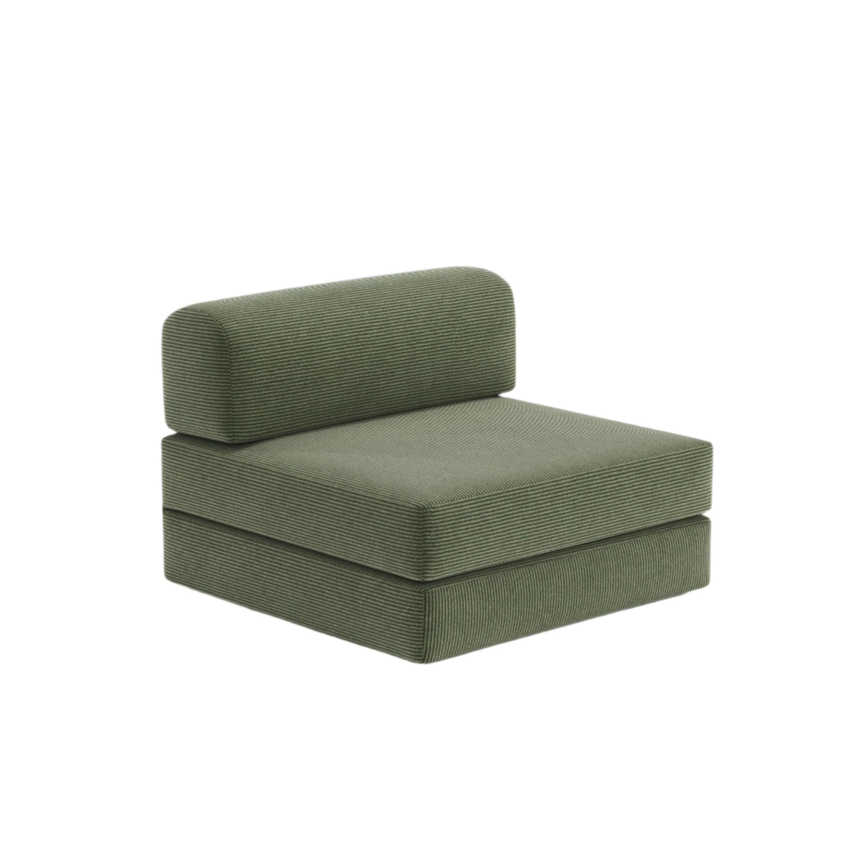 Nova Modular Single Seat-Forest Green - PortaSofa