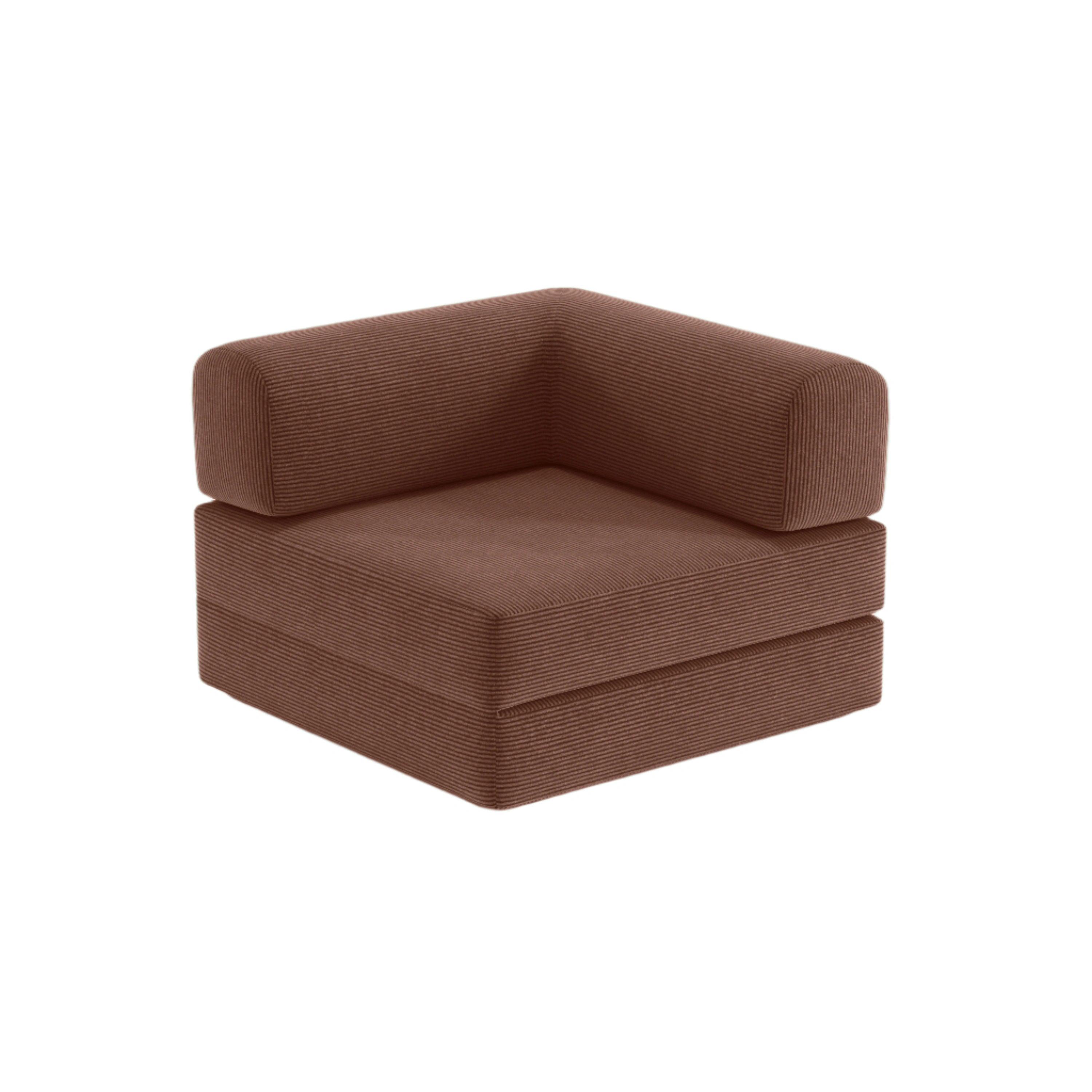 Nova Modular Corner Seat-Chestnut - PortaSofa