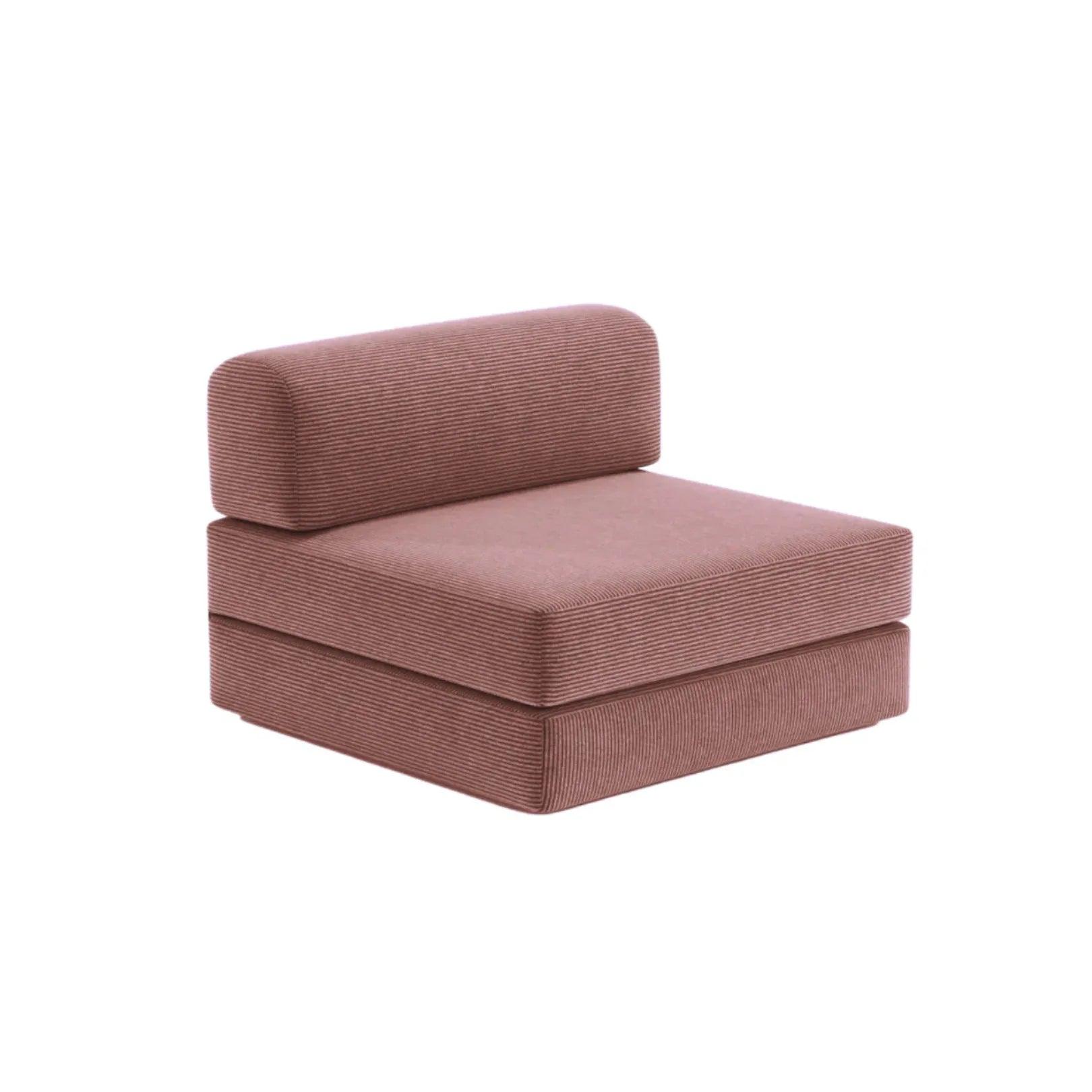 Nova Modular Single Seat-Dusty Rose - PortaSofa