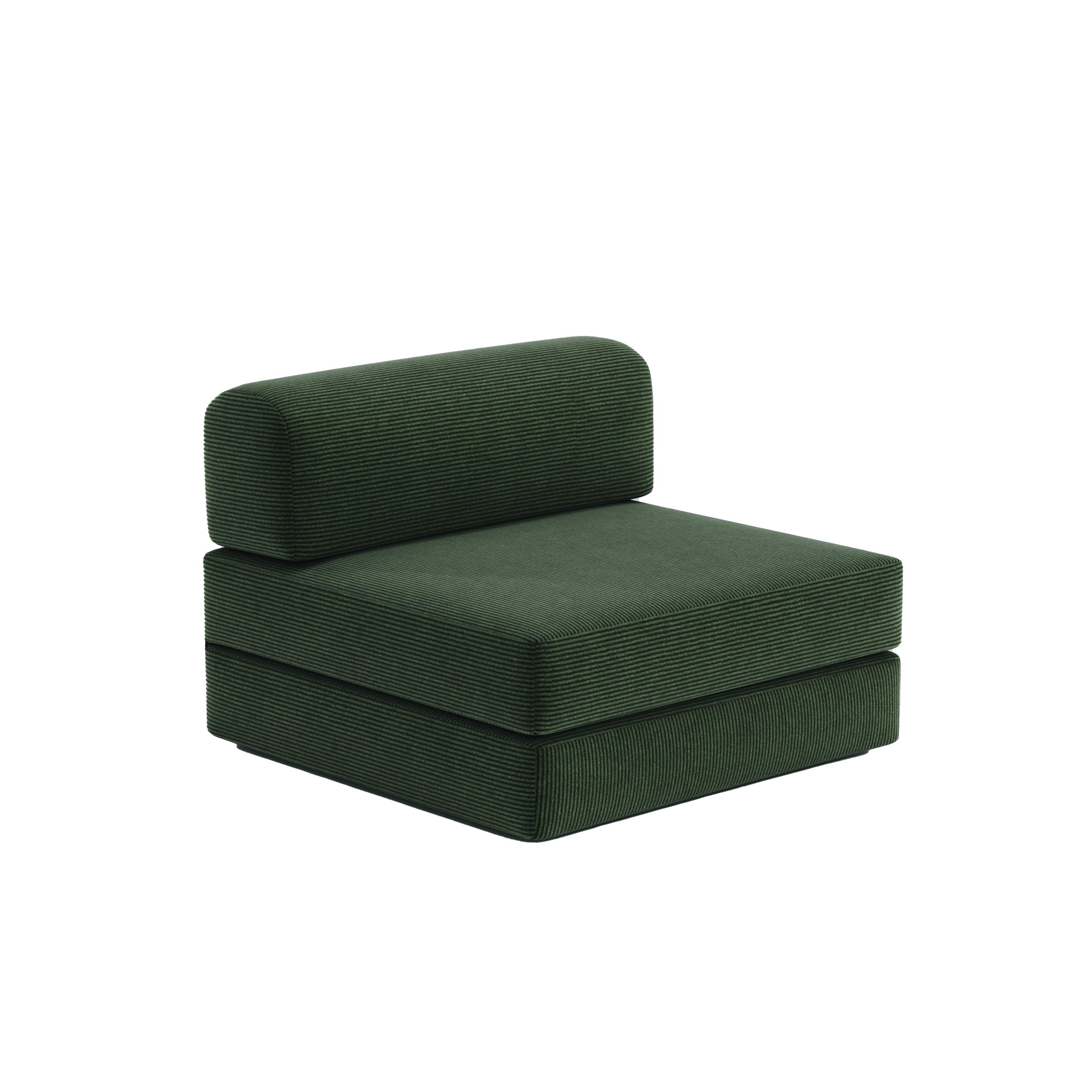 Nova Modular Single Seat-Vintage Green - PortaSofa