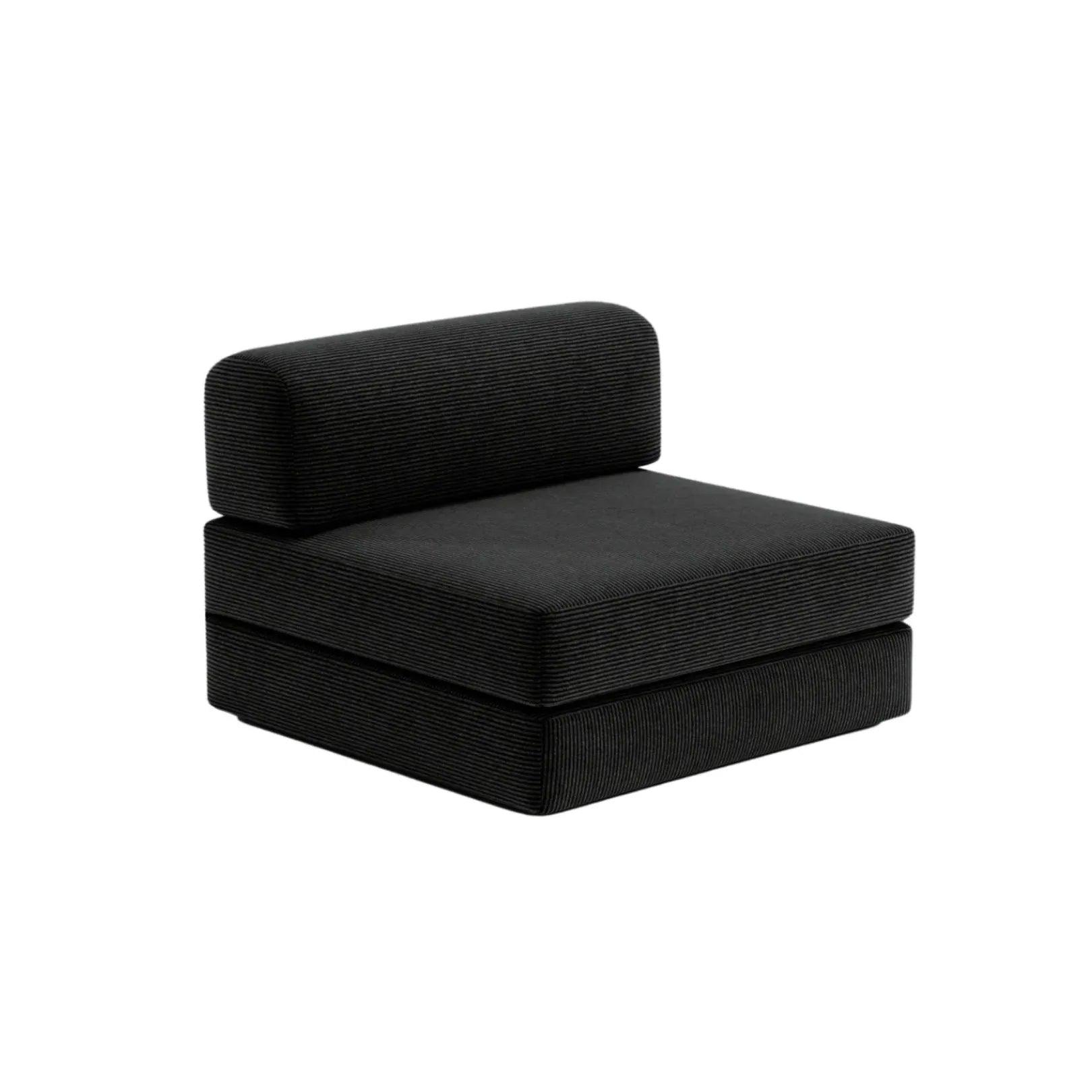 Nova Modular Single Seat-Black - PortaSofa