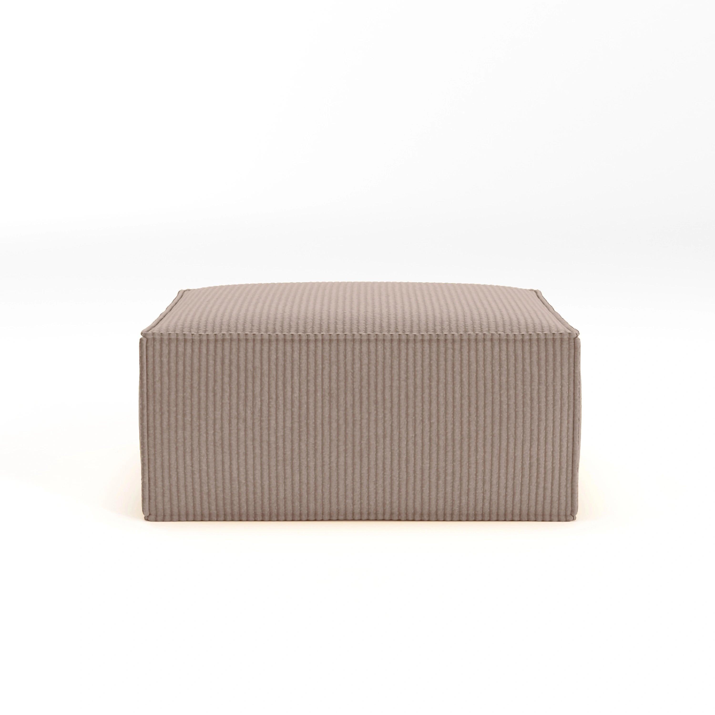 Cube Ottoman-Blush - PortaSofa