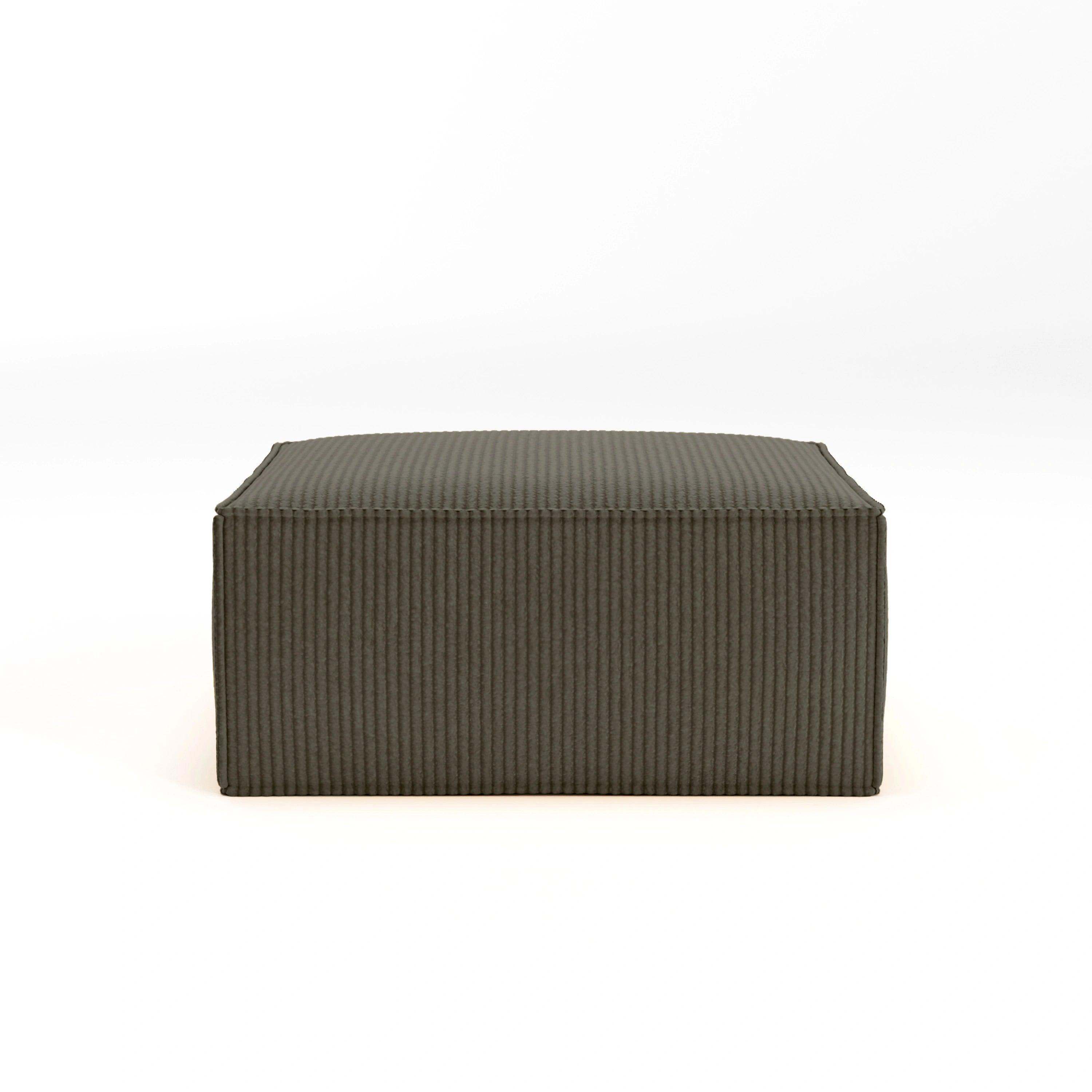 Cube Ottoman-Coffee - PortaSofa