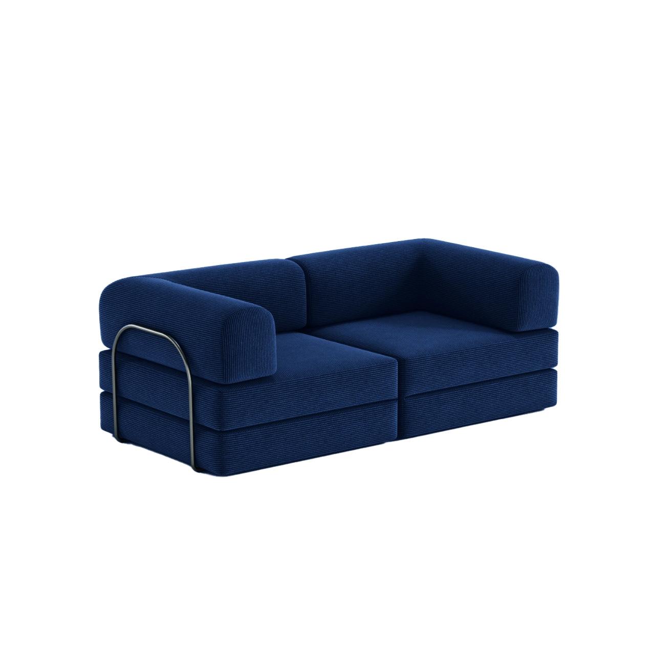 Nova Modular Sofa Bed-Blue - PortaSofa