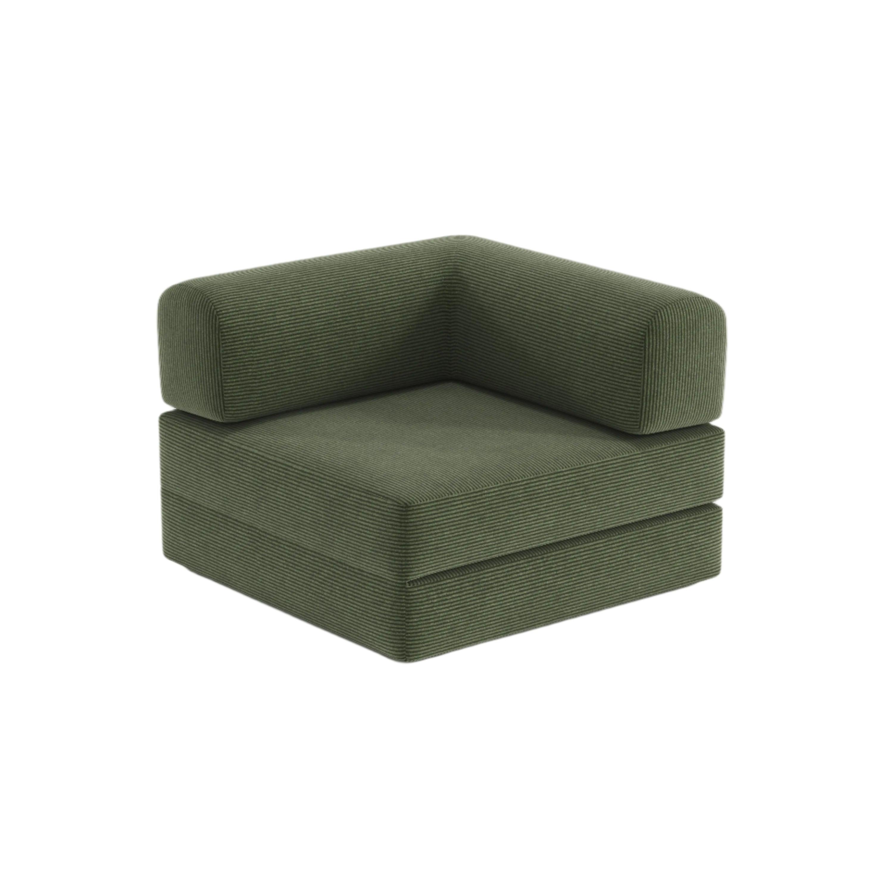 Nova Modular Corner Seat-Forest Green - PortaSofa