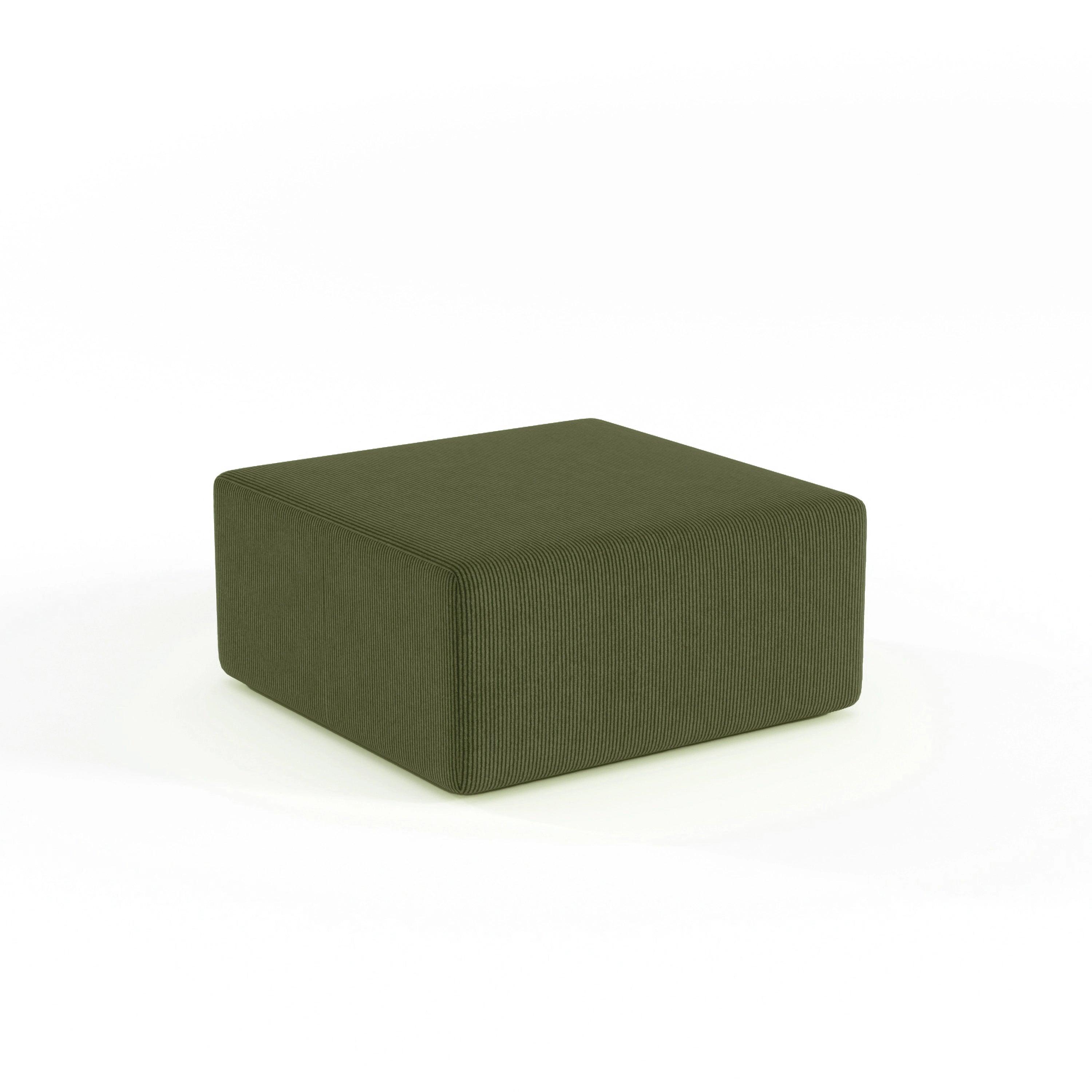 Forest Green Ottoman