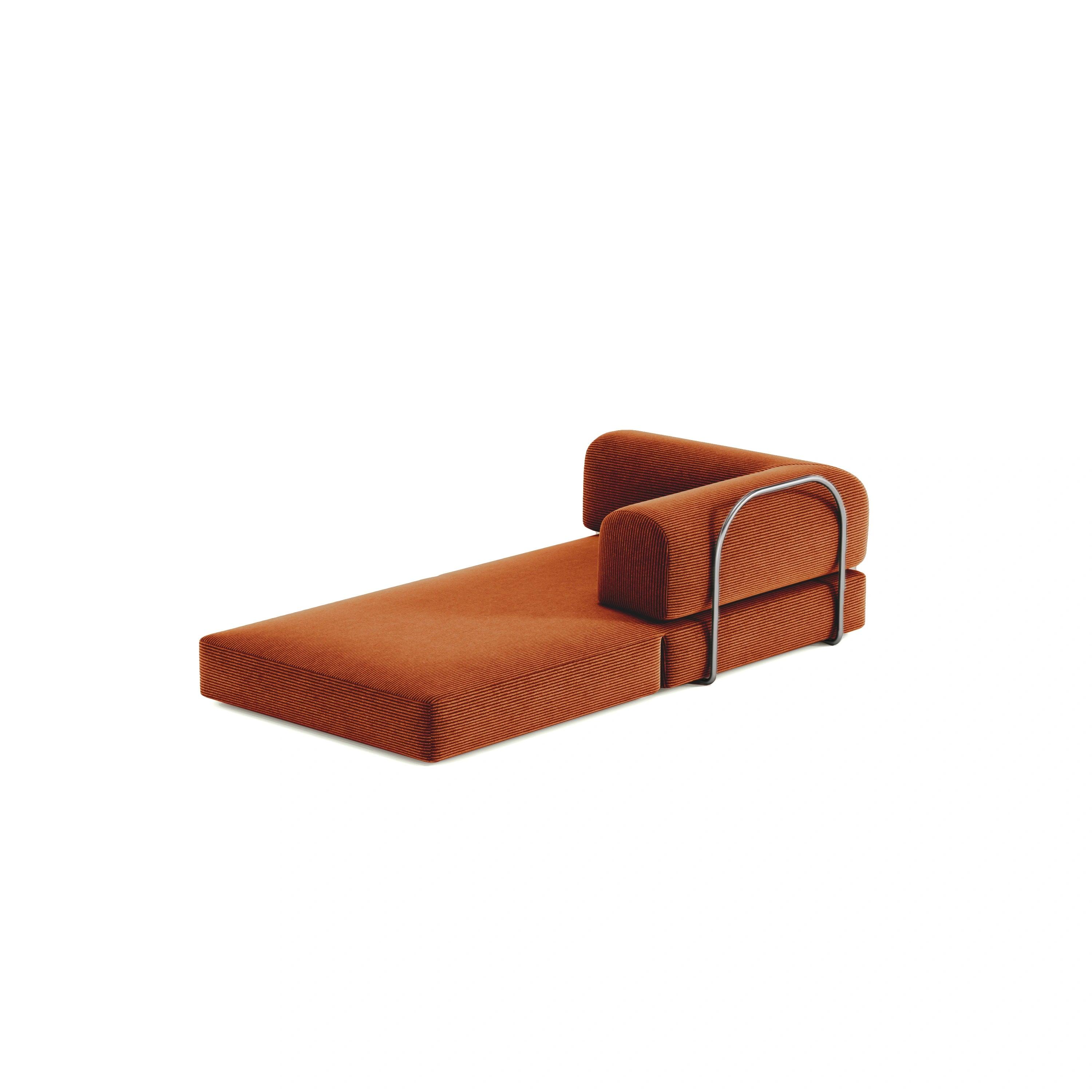 Nova Modular Corner Seat-Rust - PortaSofa
