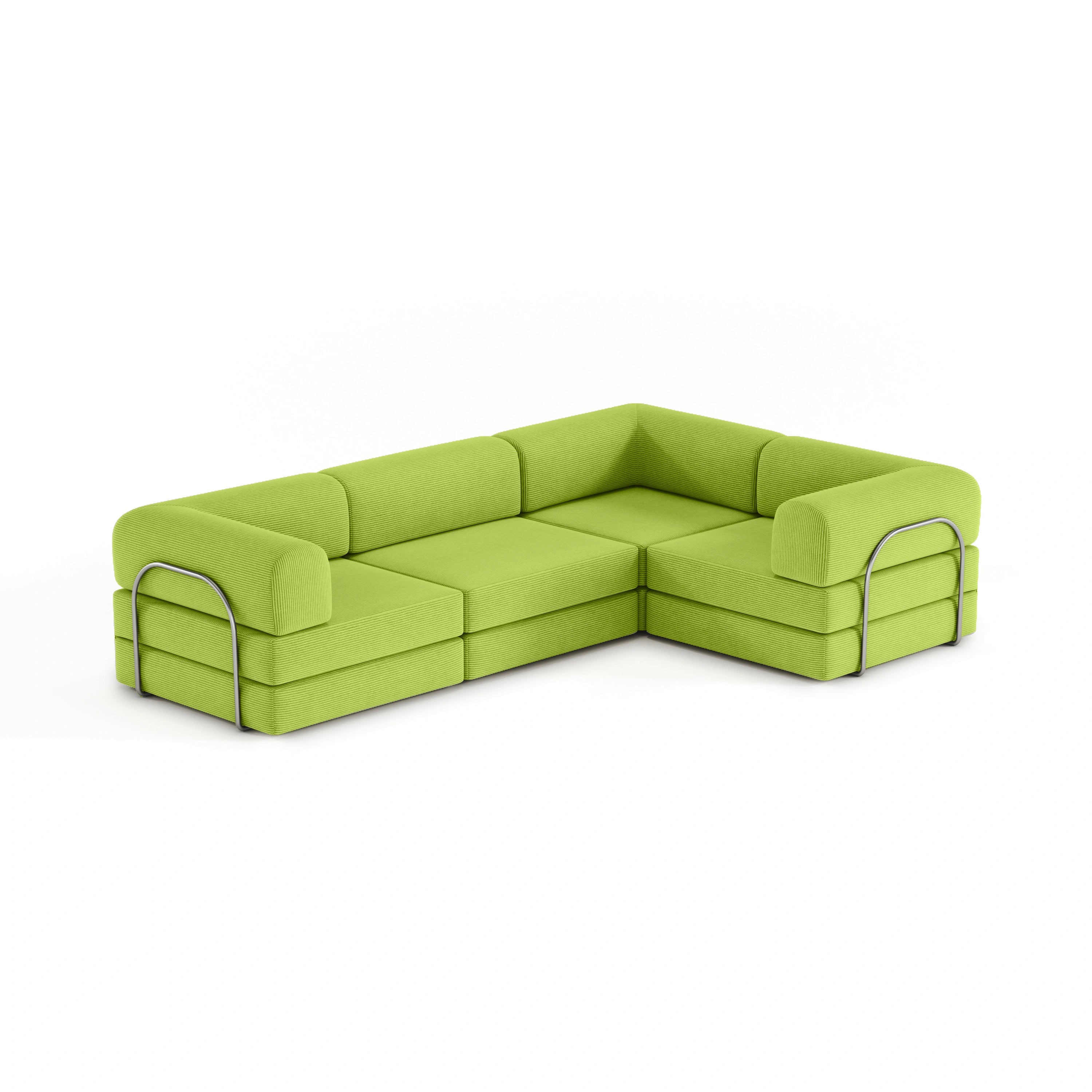 Nova XL Modular Sofa-Lime