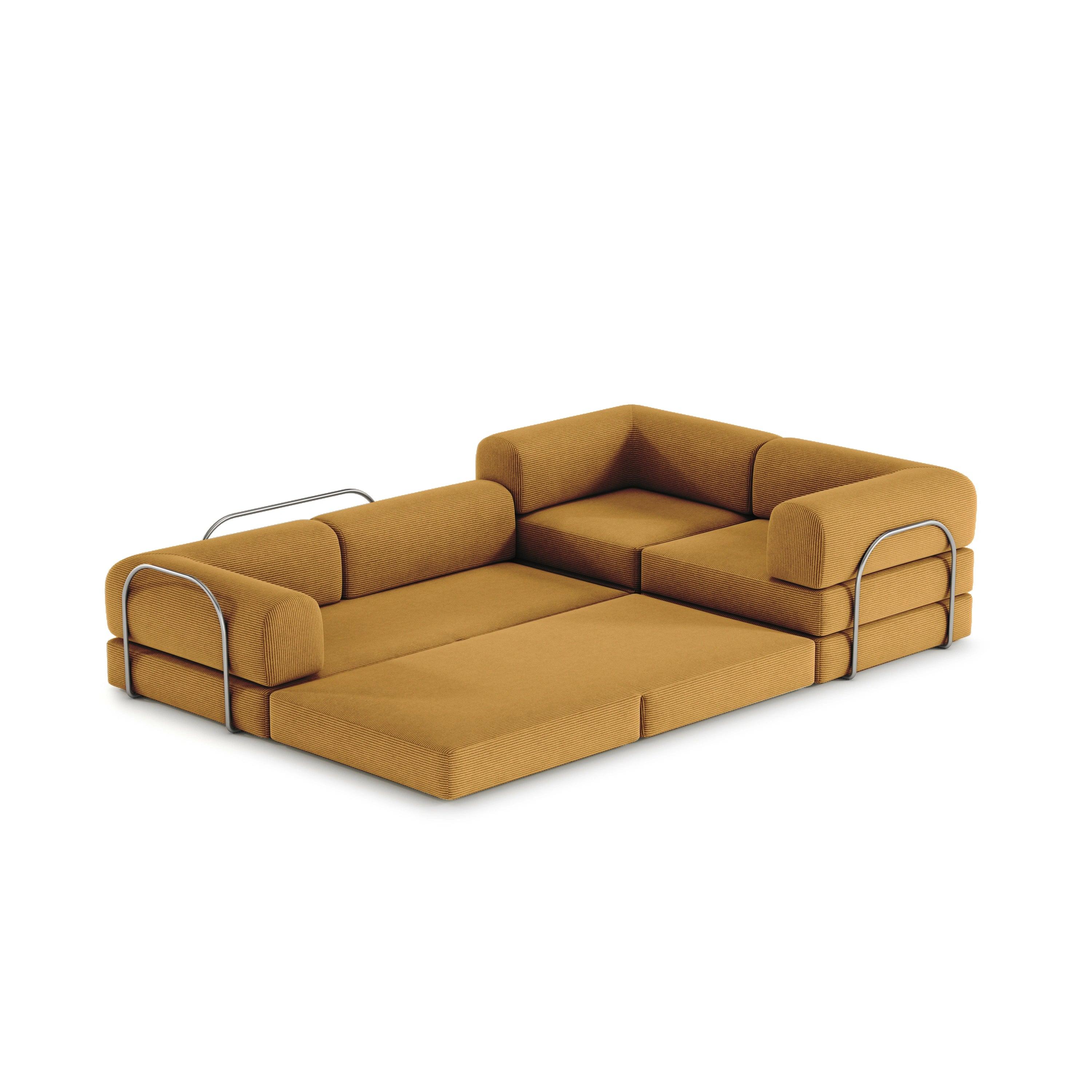 Nova XL Modular Sofa-Marigold