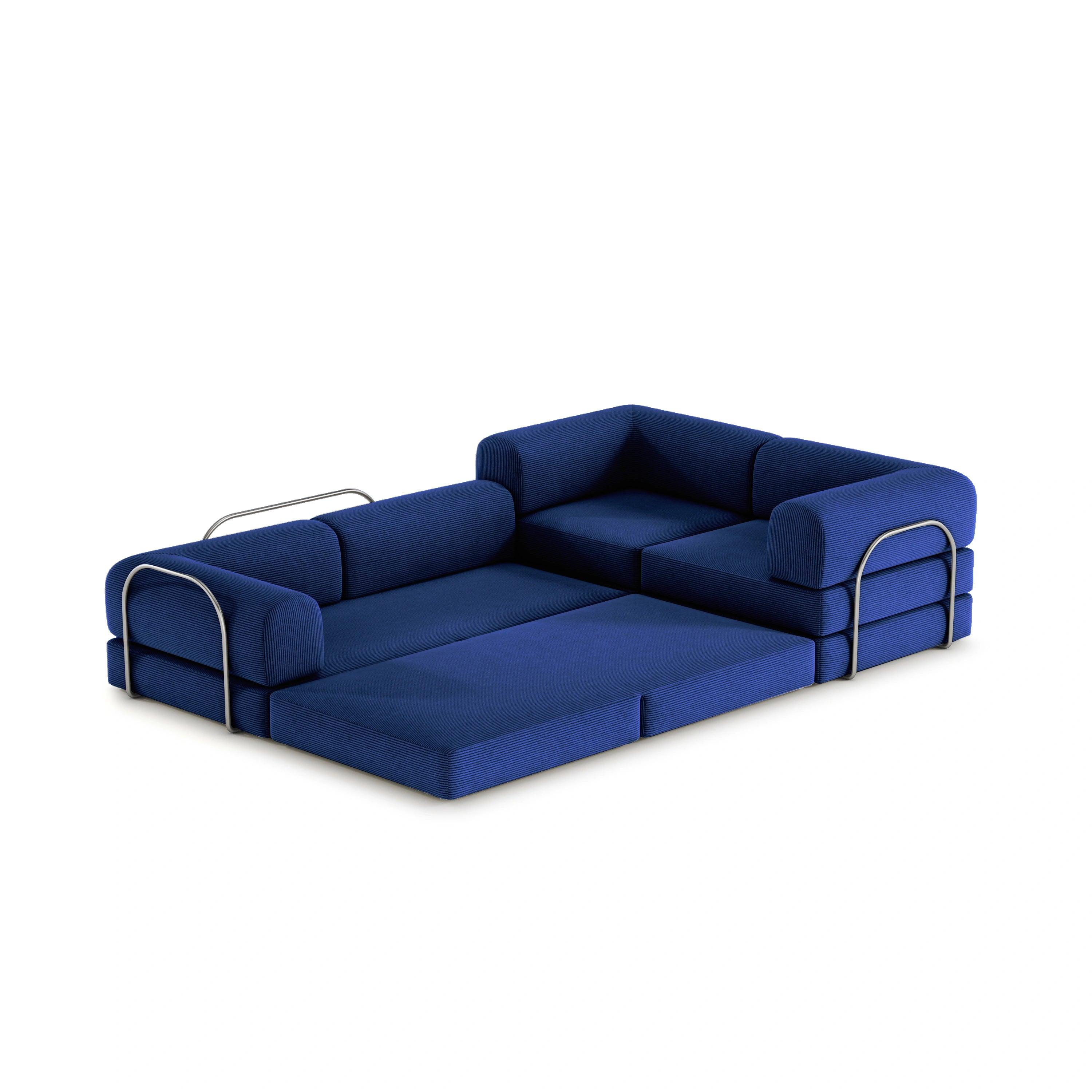 Nova XL Modular Sofa-Blue