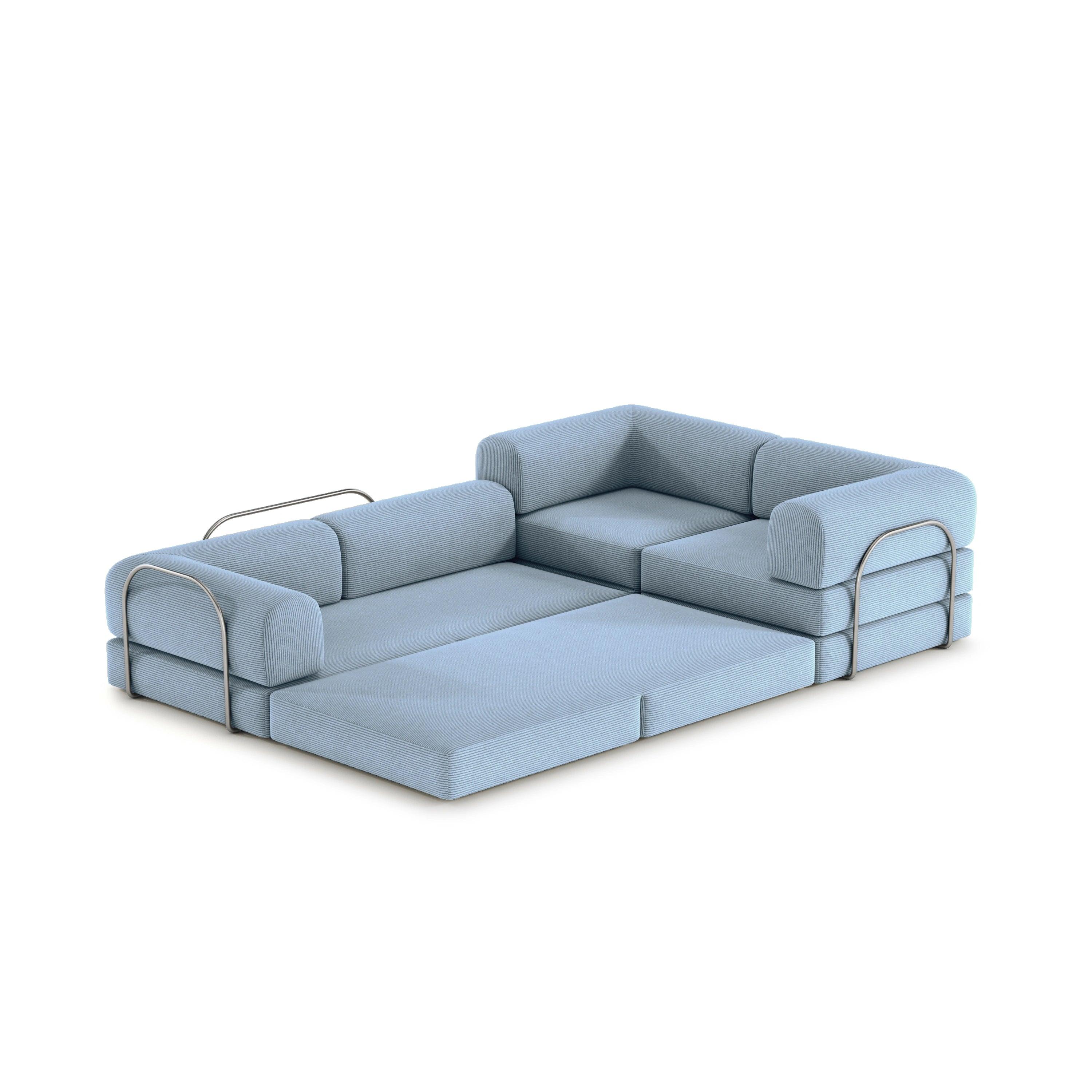 Nova XL Modular Sofa-Ocean