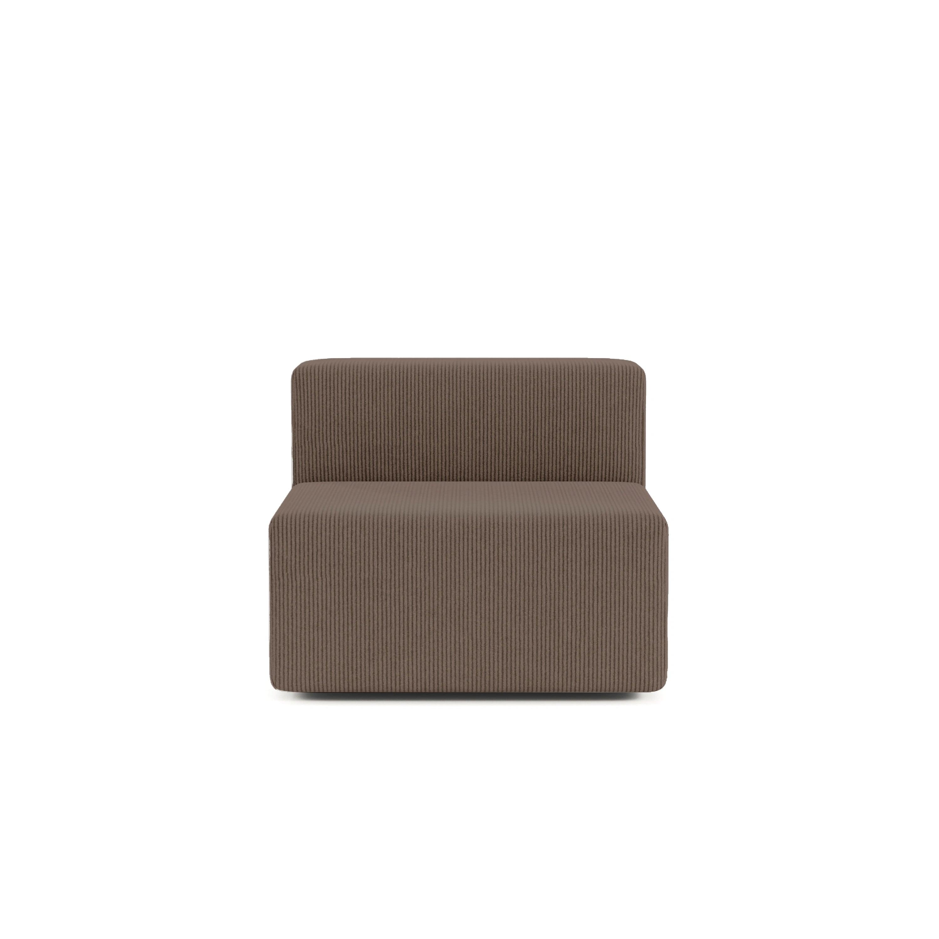 Milo Single Seat-Coffee - PortaSofa