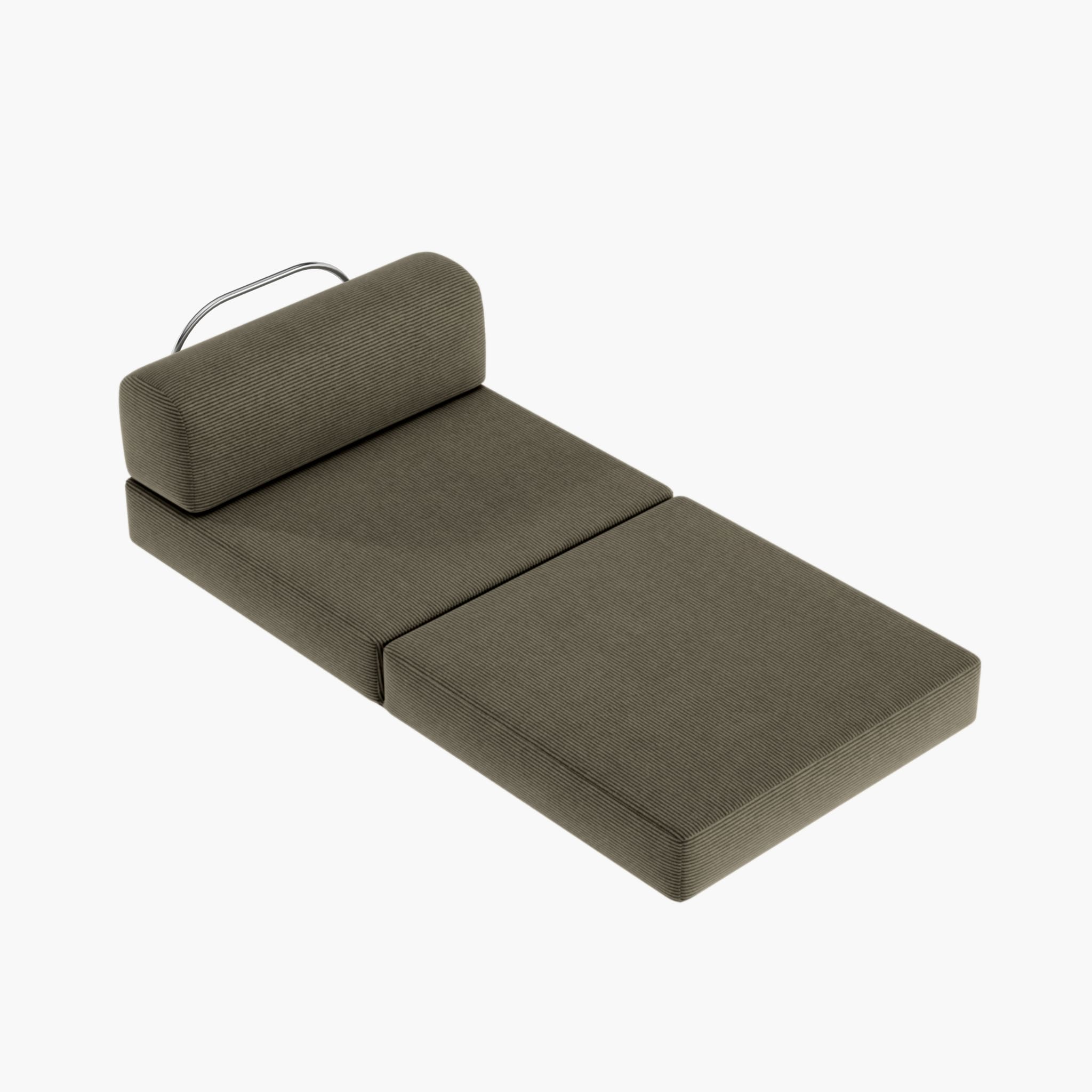 Nova Modular Single Seat-Coffee