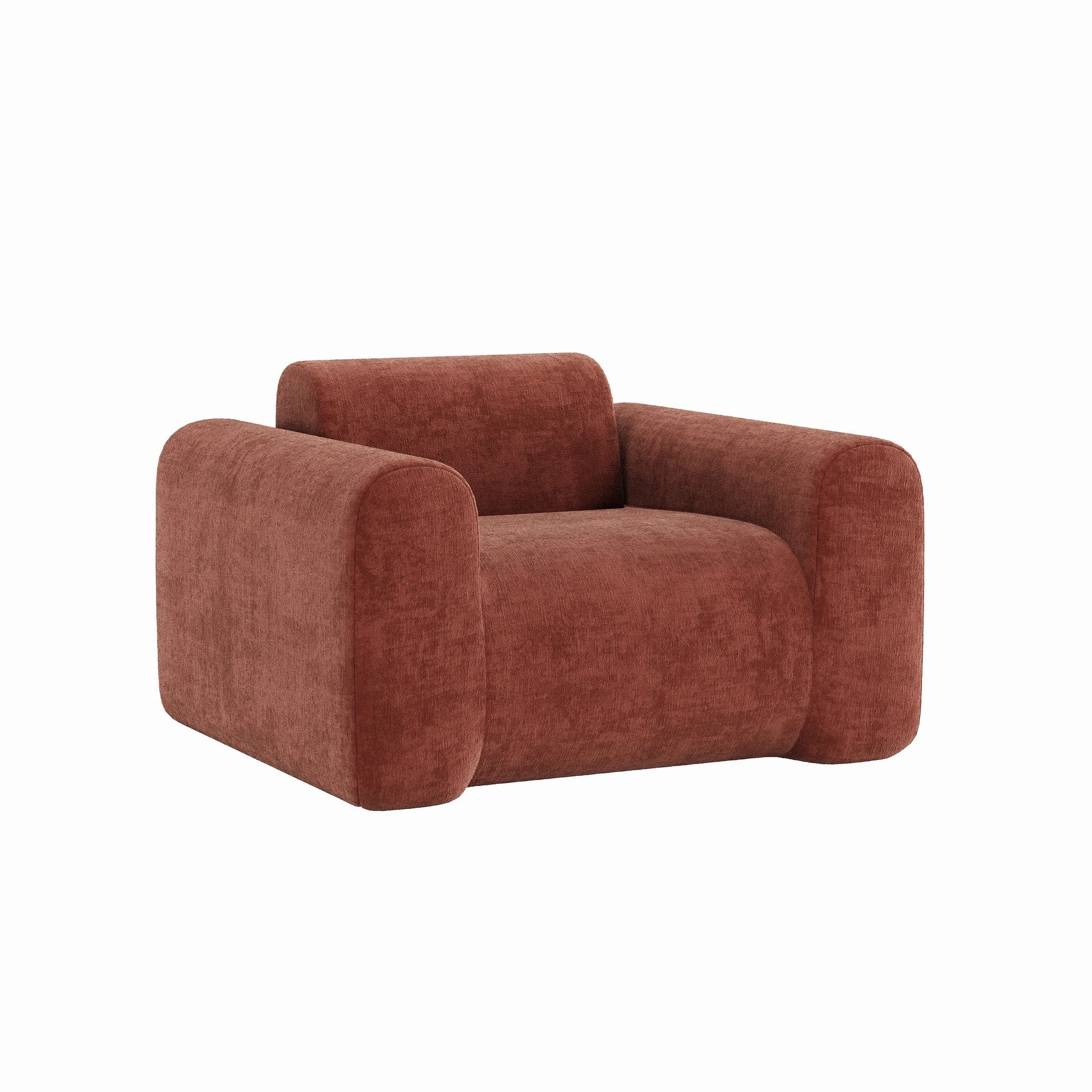 Mochi Single Seat-Rust Brown