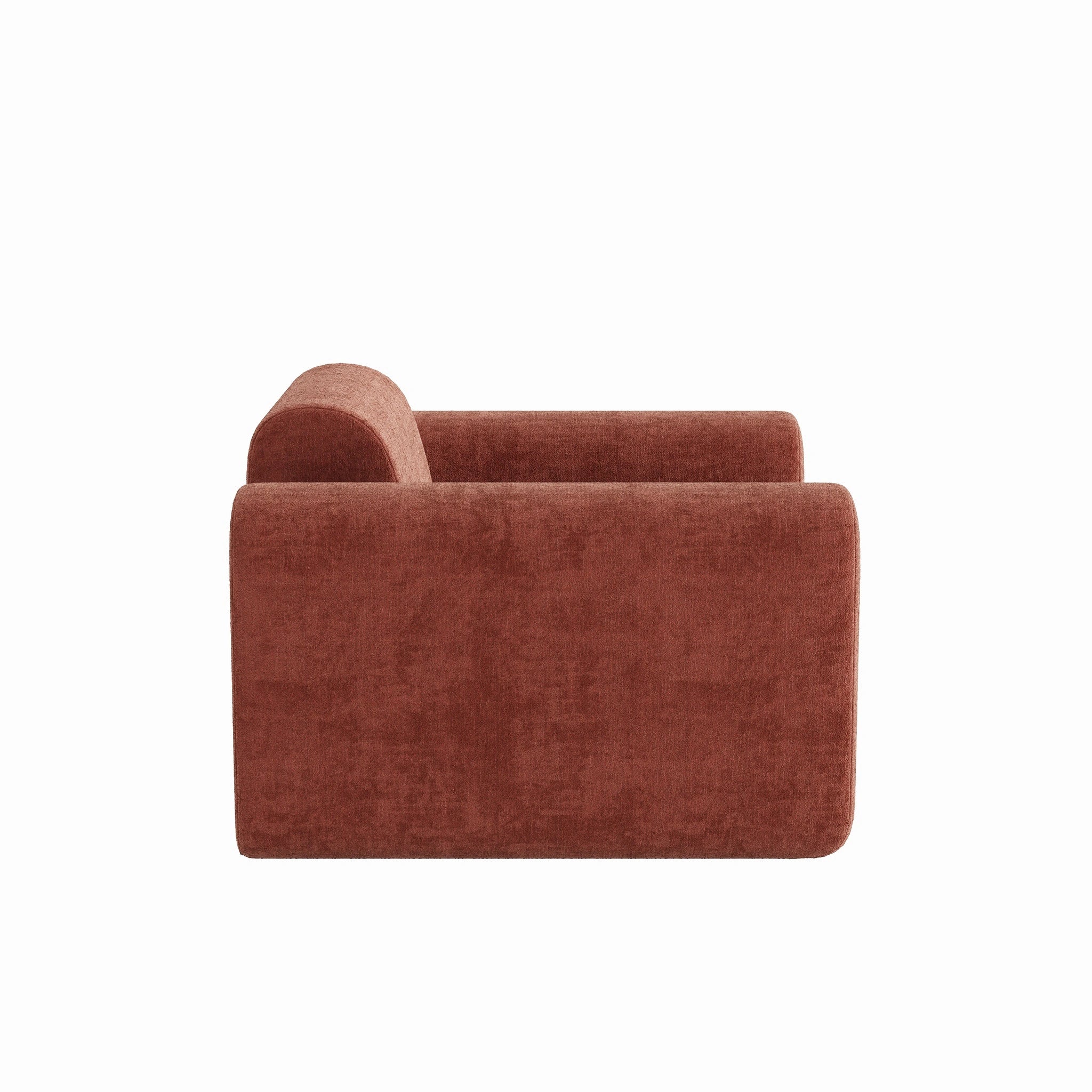Mochi Armchair - Rust Brown