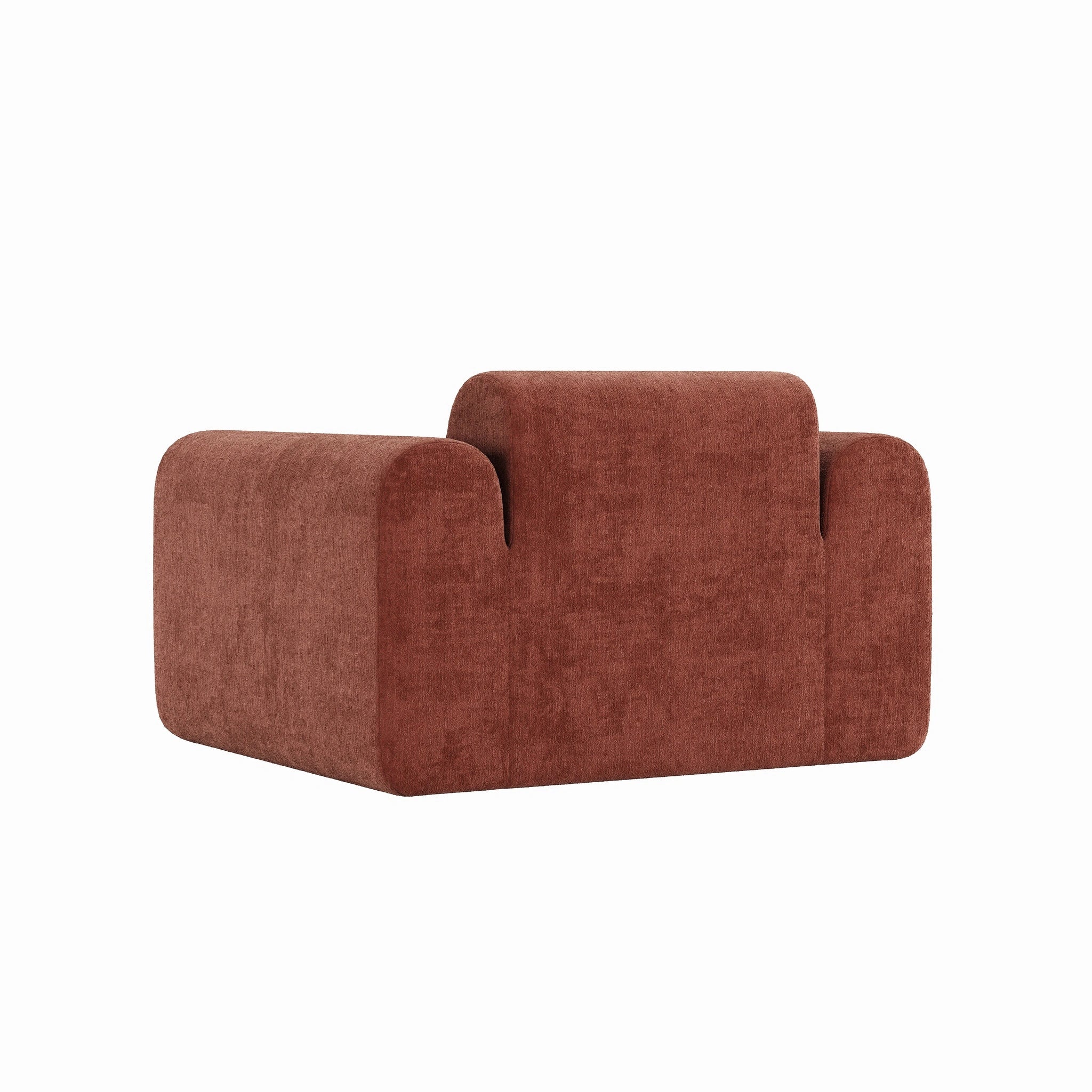 Mochi Armchair - Rust Brown