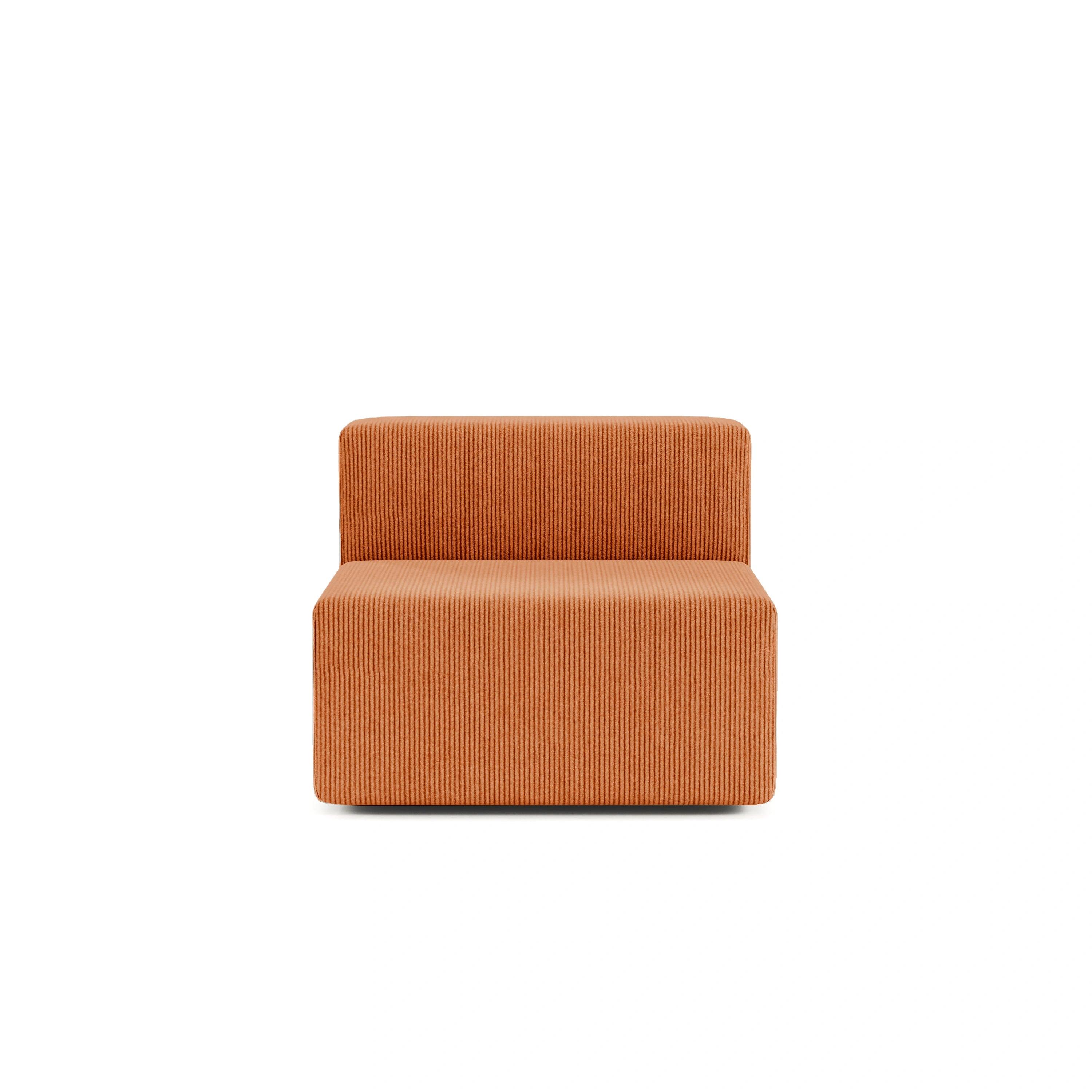 Milo Single Seat-Orange - PortaSofa