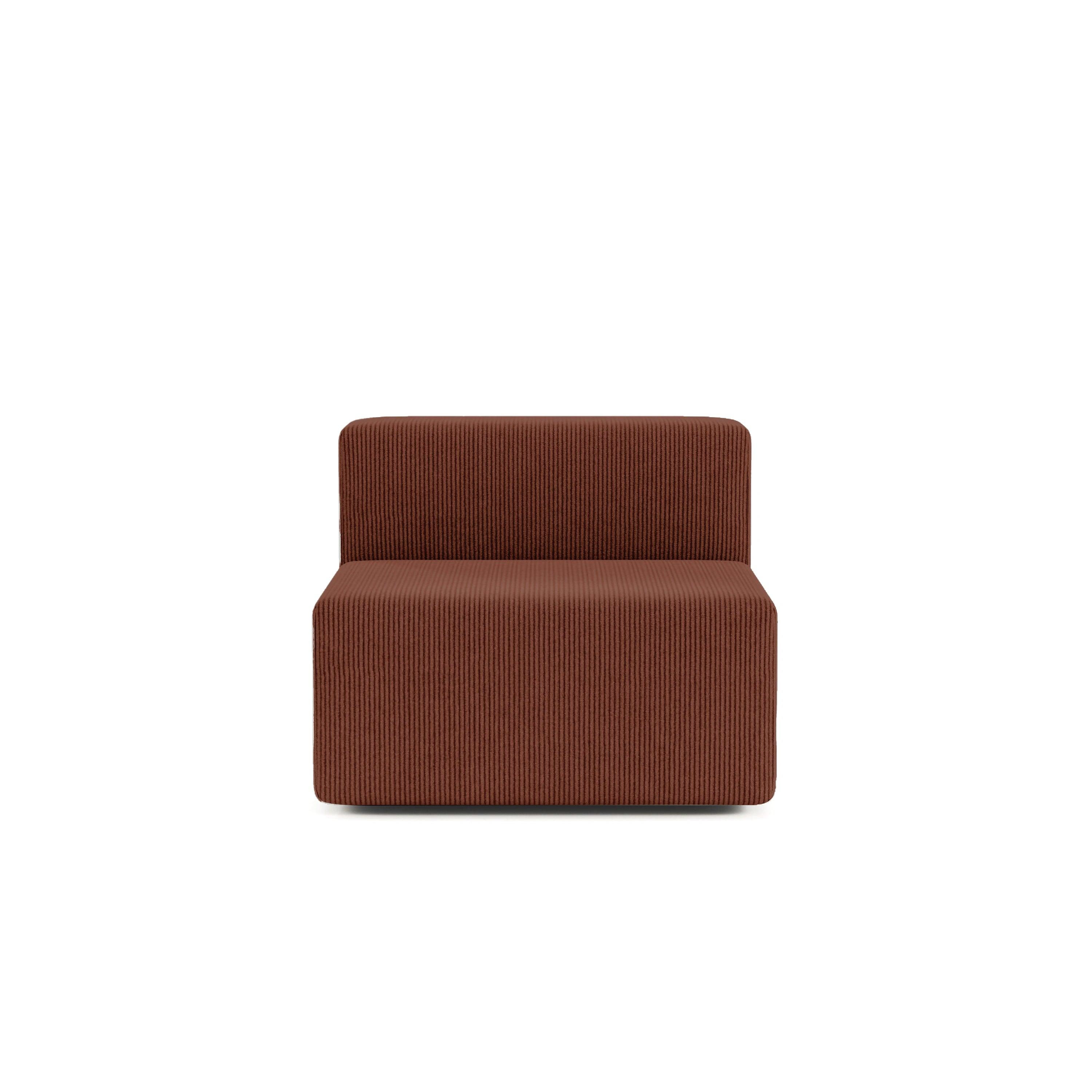 Milo Single Seat-Chestnut - PortaSofa