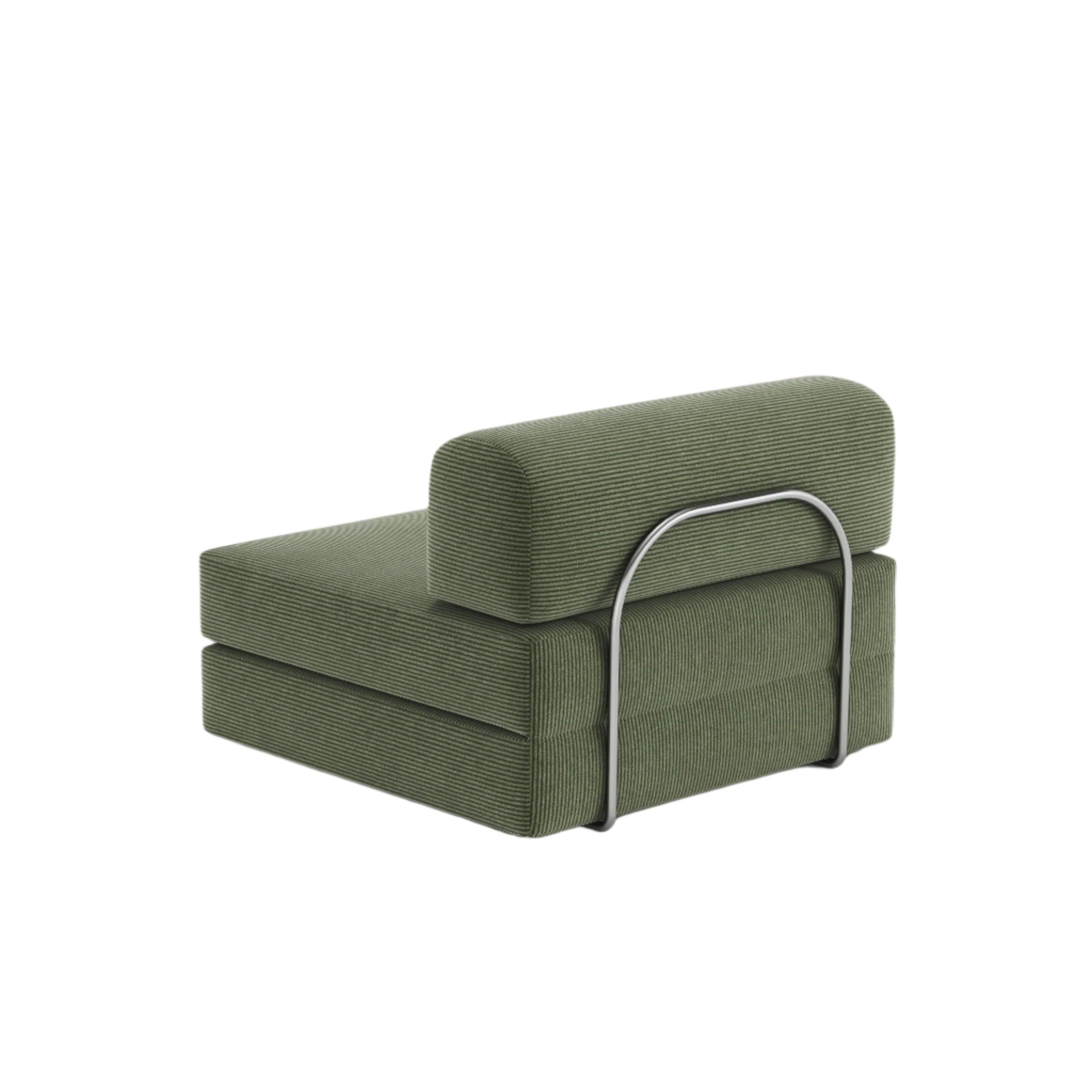 Nova Modular Single Seat-Forest Green - PortaSofa