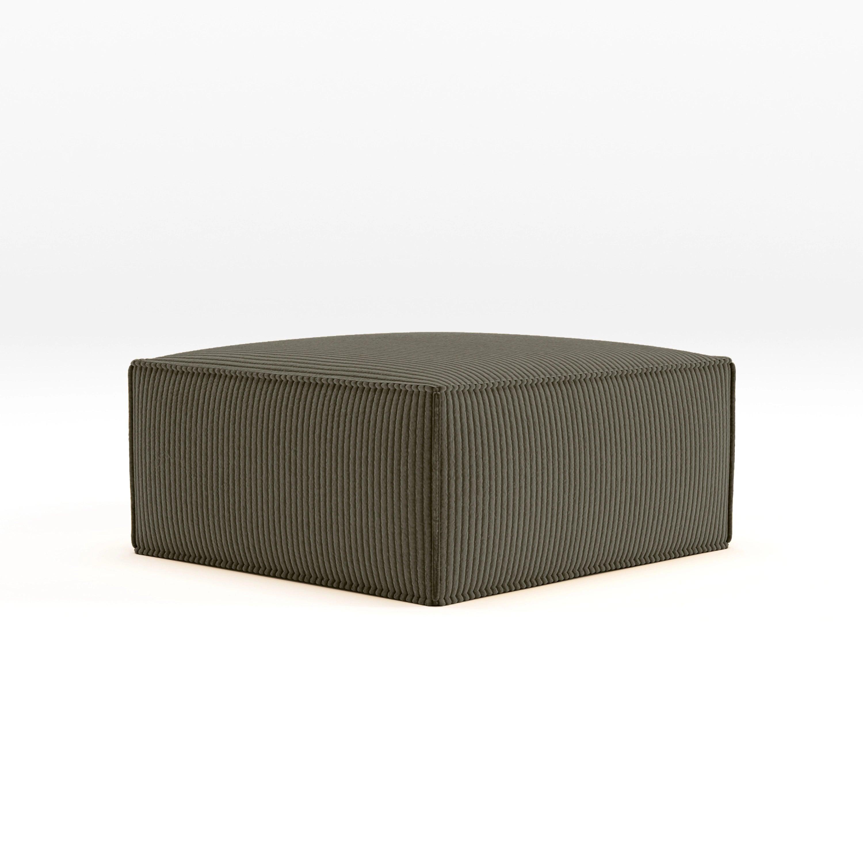 Cube Ottoman-Coffee - PortaSofa