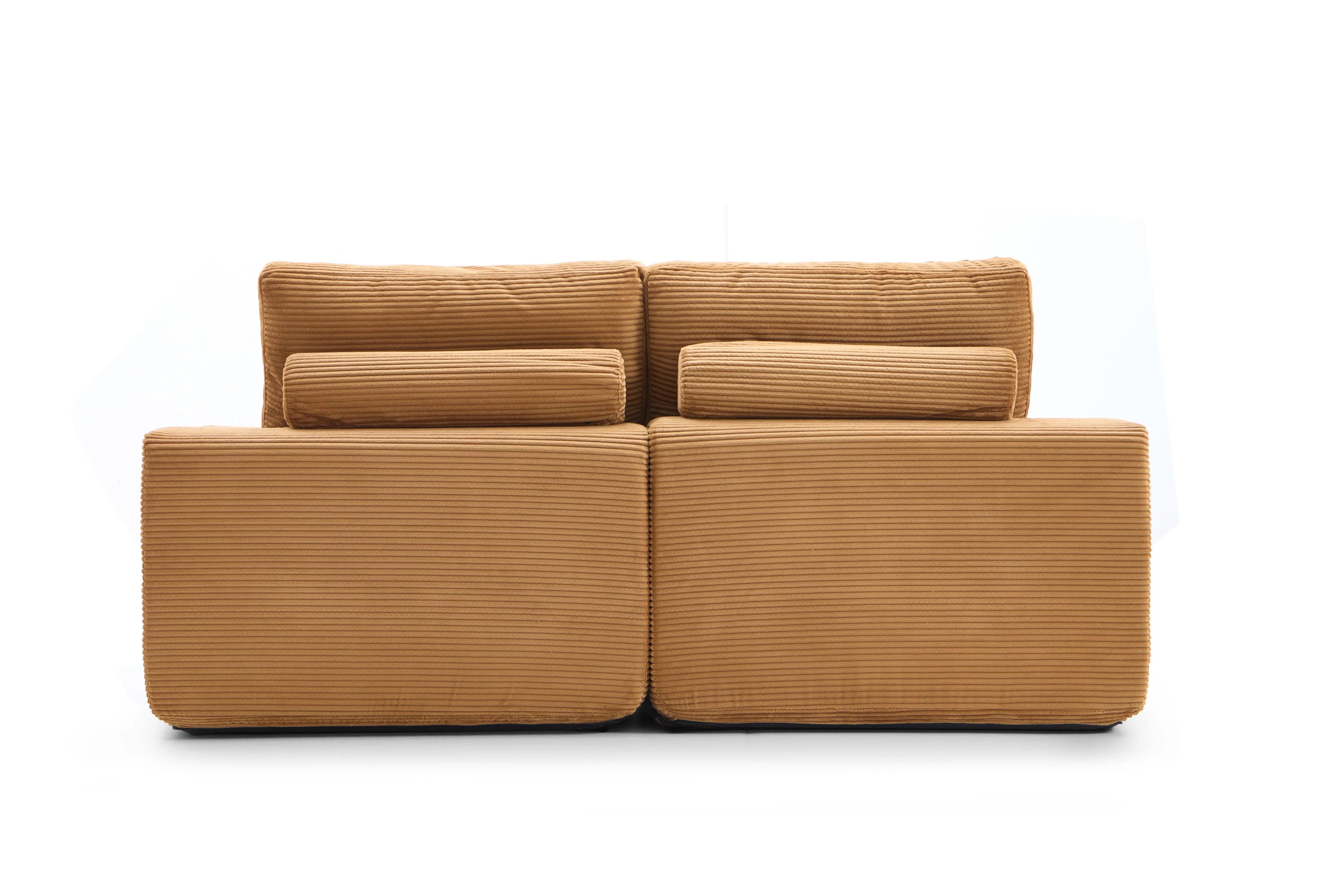 Otis Modular Sofa 2 Seater-Camel - PortaSofa