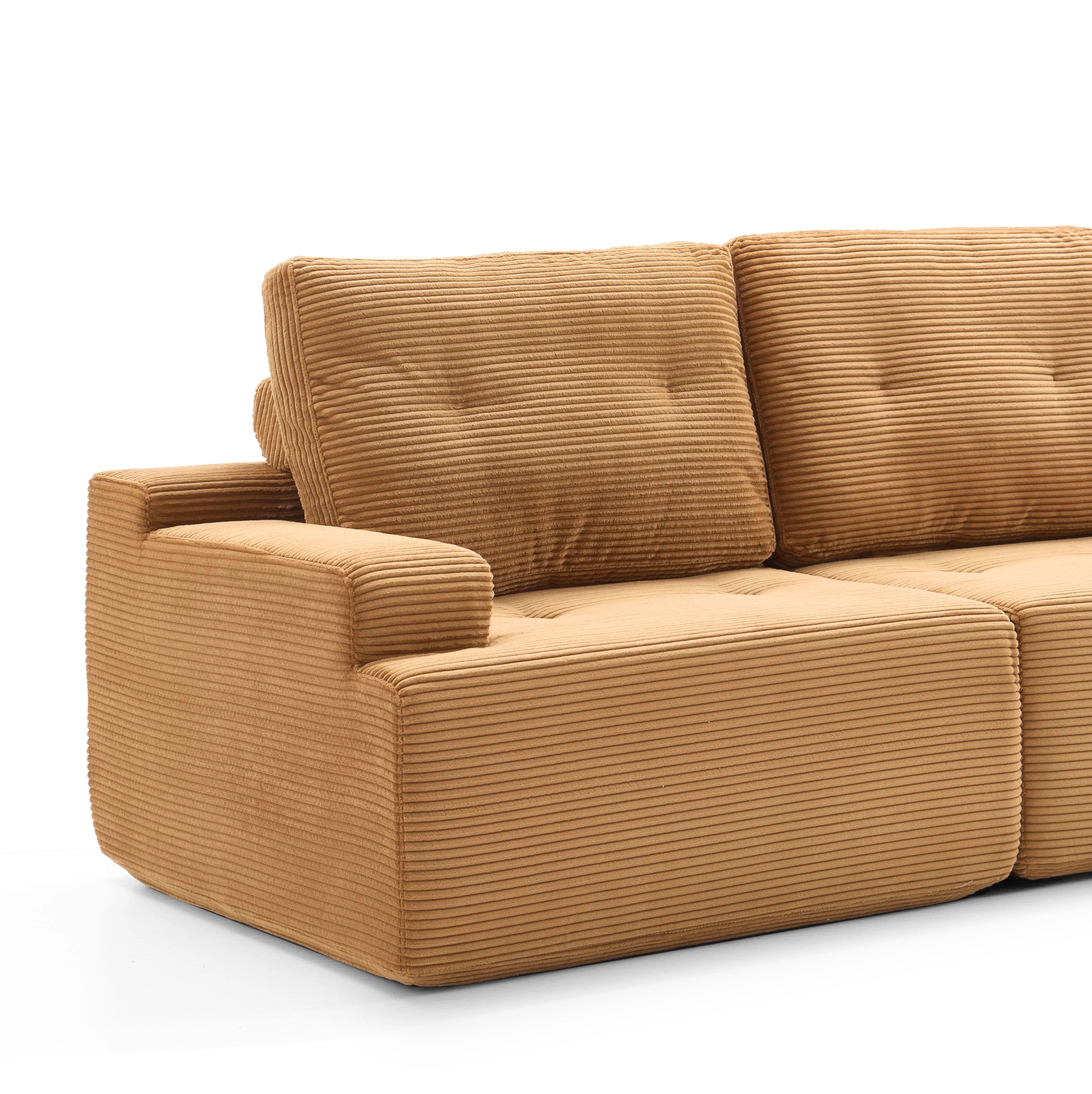 Otis Modular Sofa 2 Seater-Camel - PortaSofa