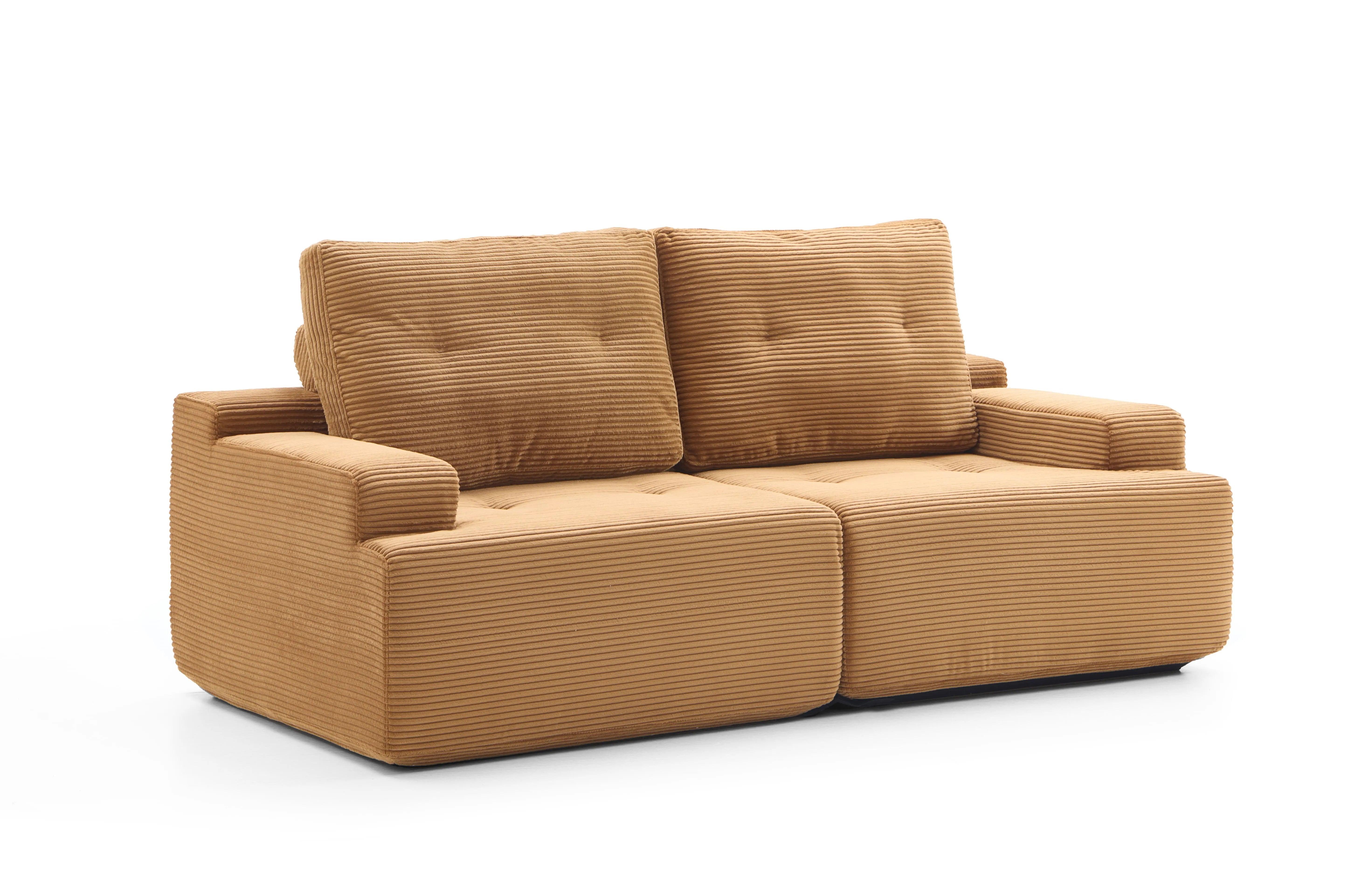 Otis Modular Sofa 2 Seater-Camel - PortaSofa