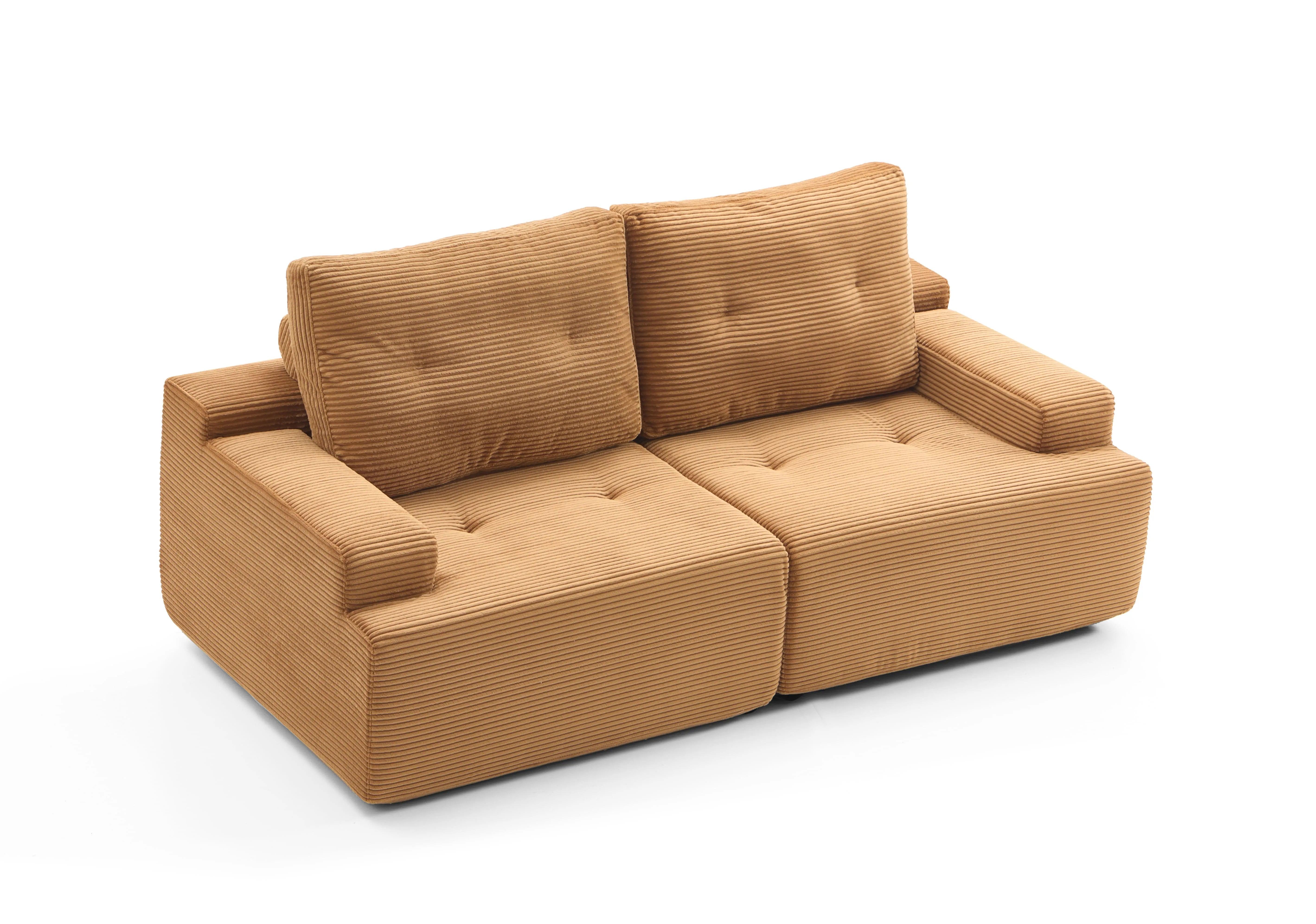 Otis Modular Sofa 2 Seater-Camel - PortaSofa