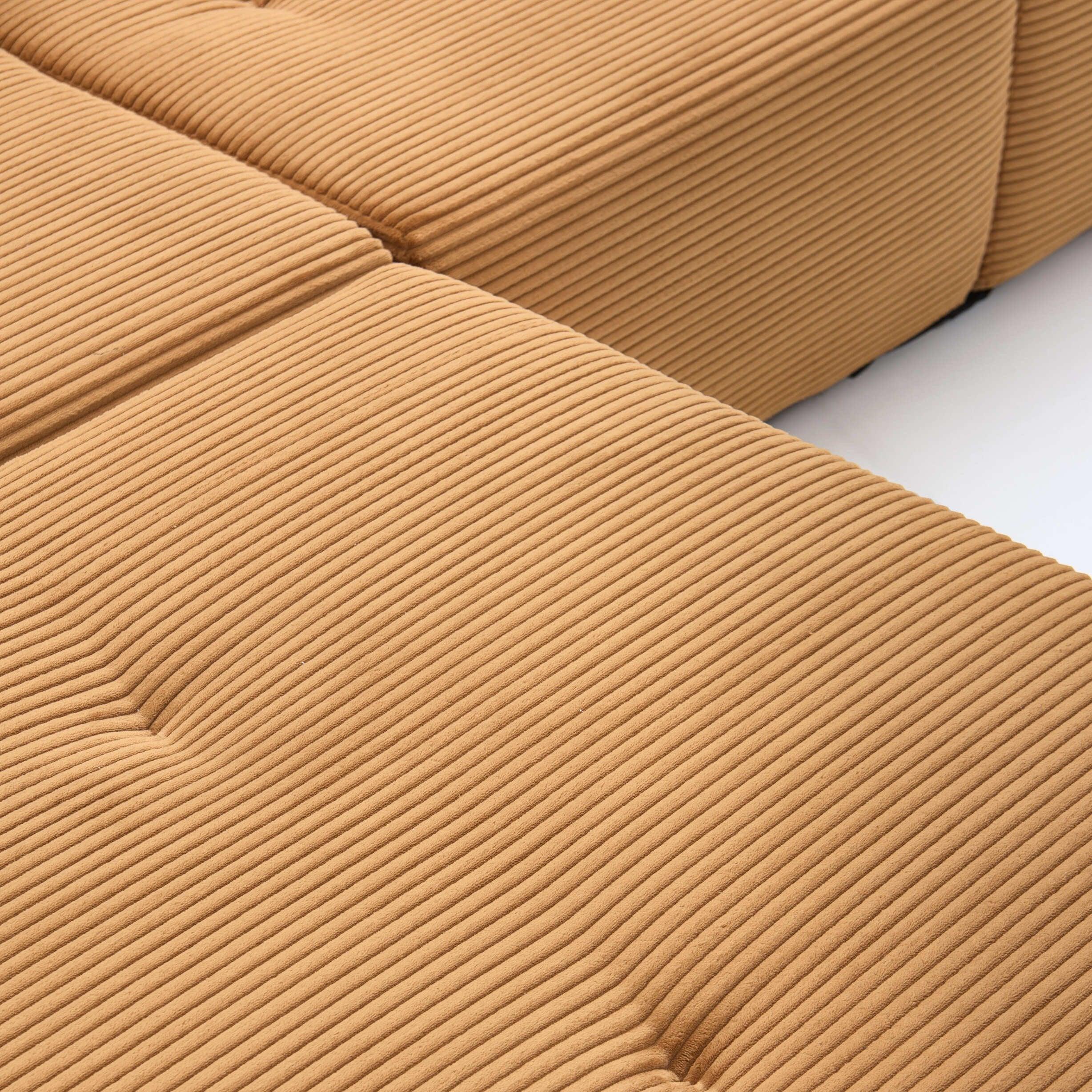 Otis Modular Sofa 5 Seater-Camel - PortaSofa