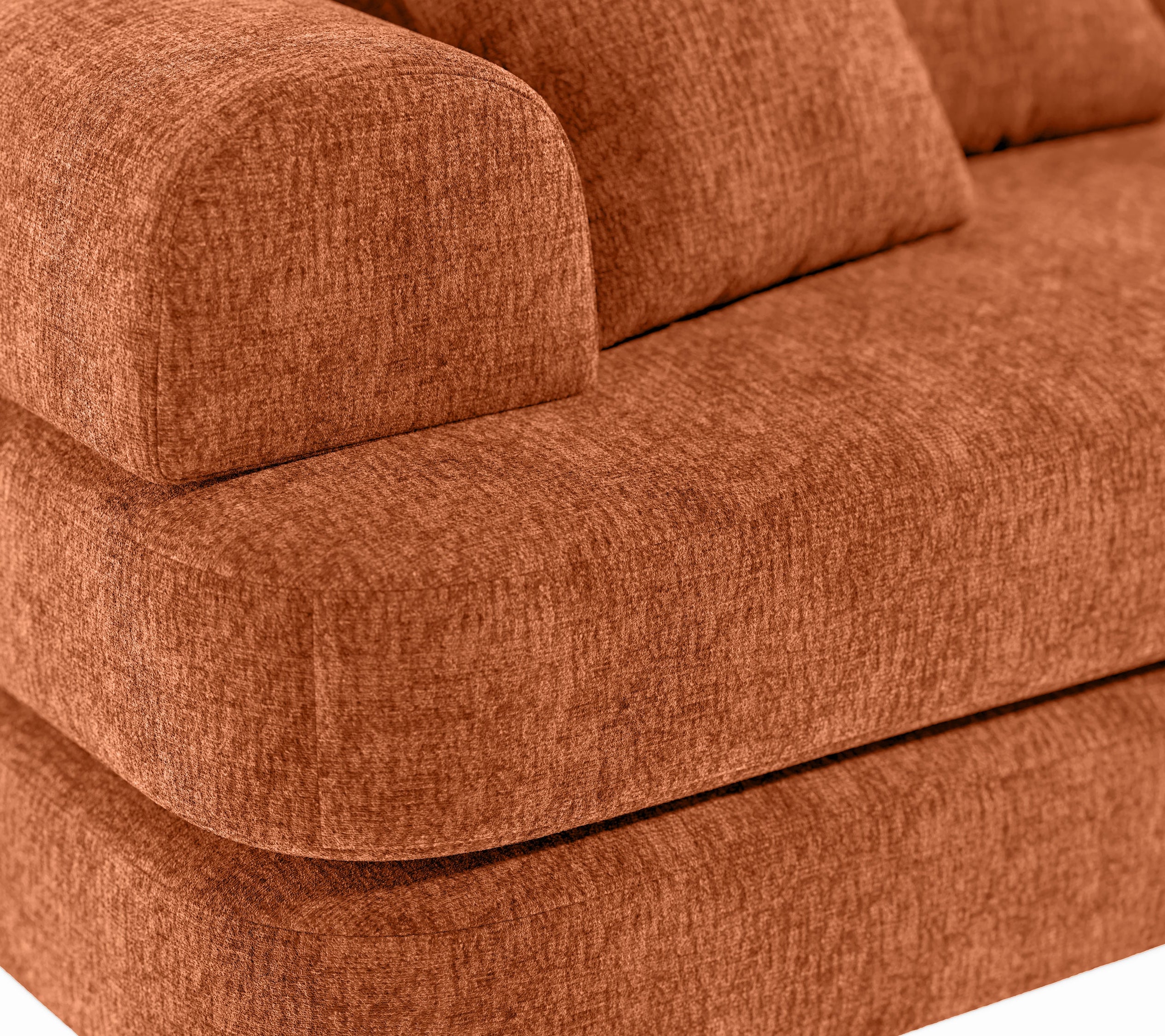 Gather Lounge Sofa Bed-Rust