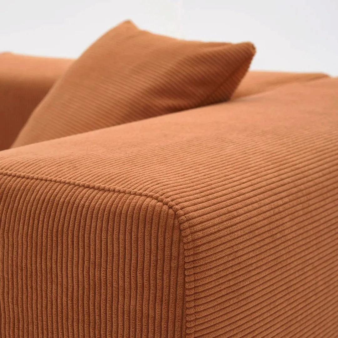 Milo Modular Sofa 2 Seater-Orange - PortaSofa