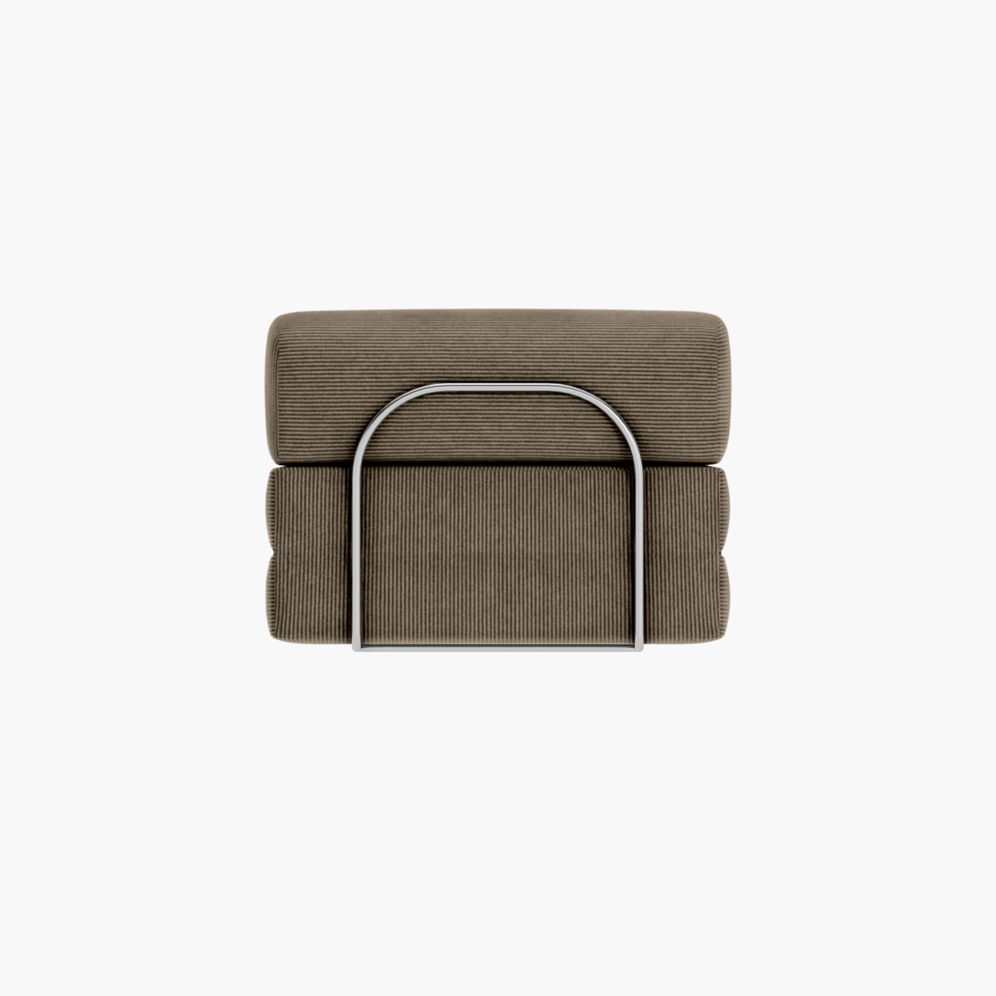 Nova Modular Single Seat-Coffee