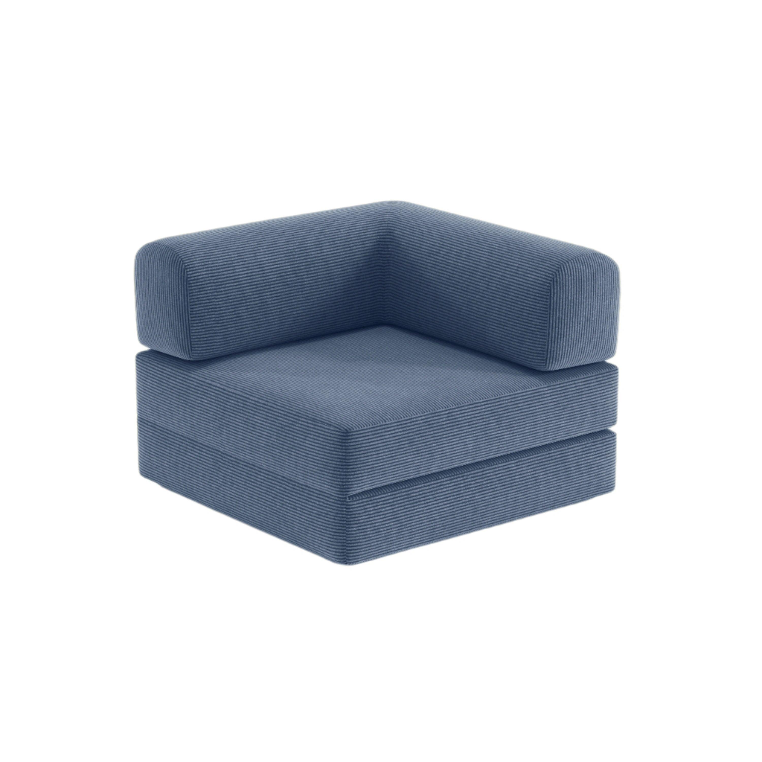 Nova Modular Corner Seat-Aegean Blue - PortaSofa