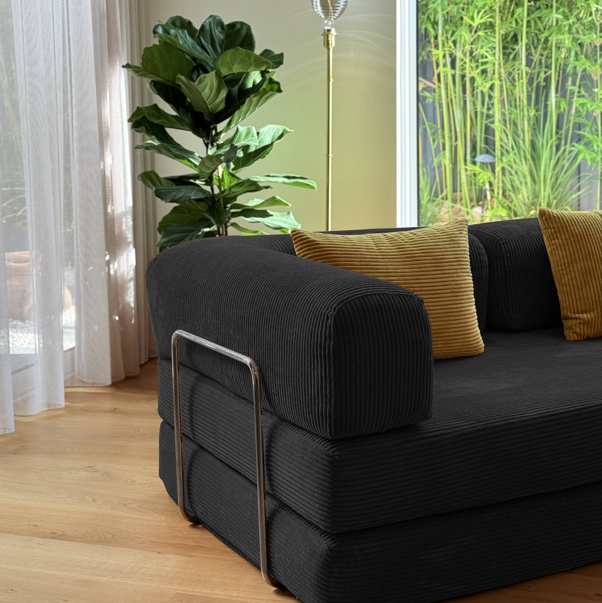 Nova Sofa Bed-Black