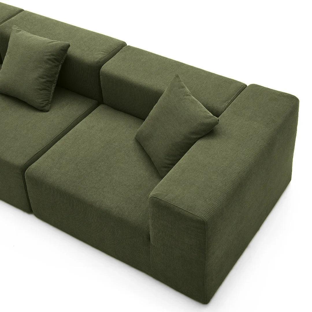 Milo Modular Sofa 2 Seater-Forest Green - PortaSofa