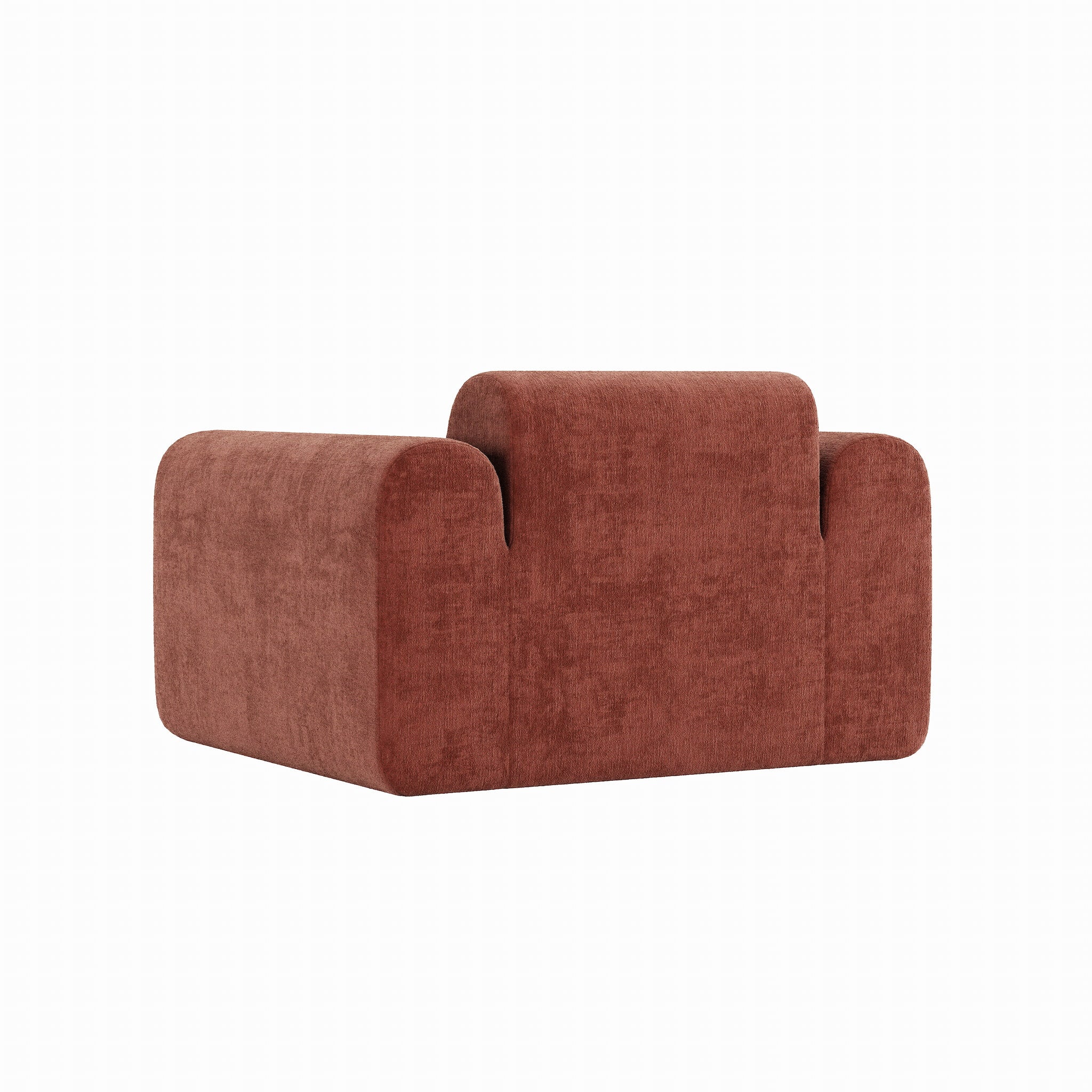 Mochi Armchair - Rust Brown