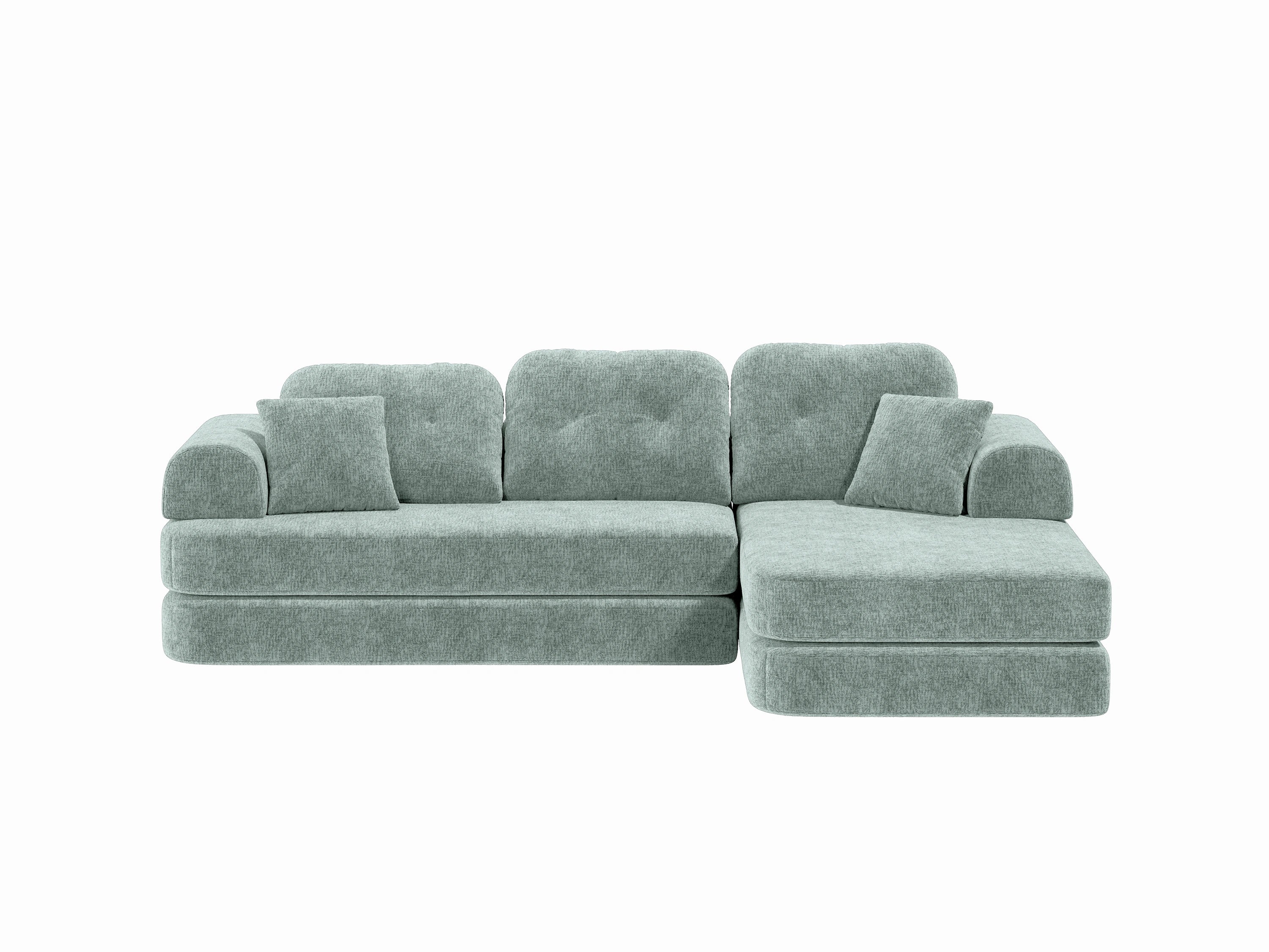 Gather Lounge Sofa Bed-Sky Blue