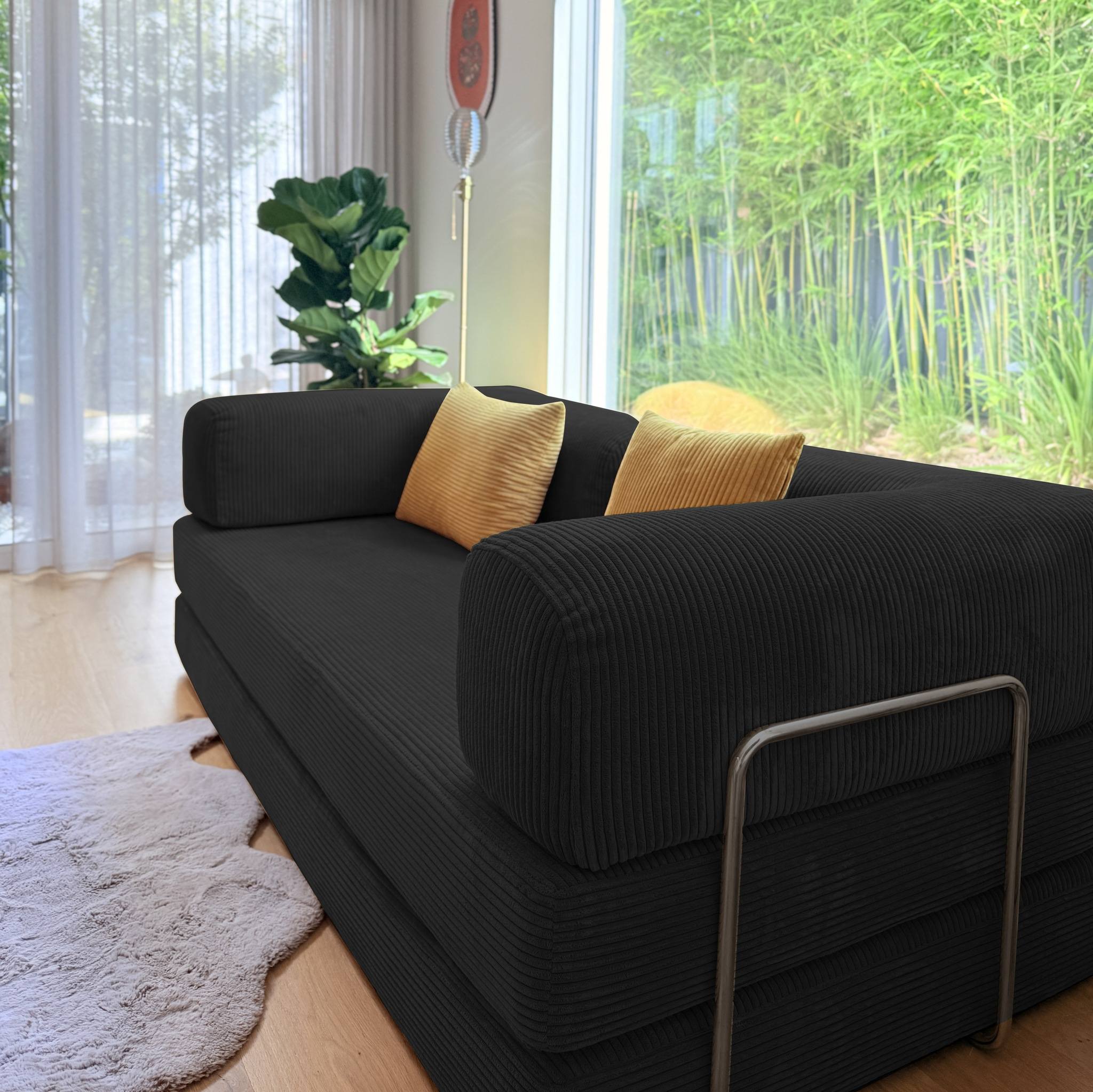 Nova Sofa Bed-Black