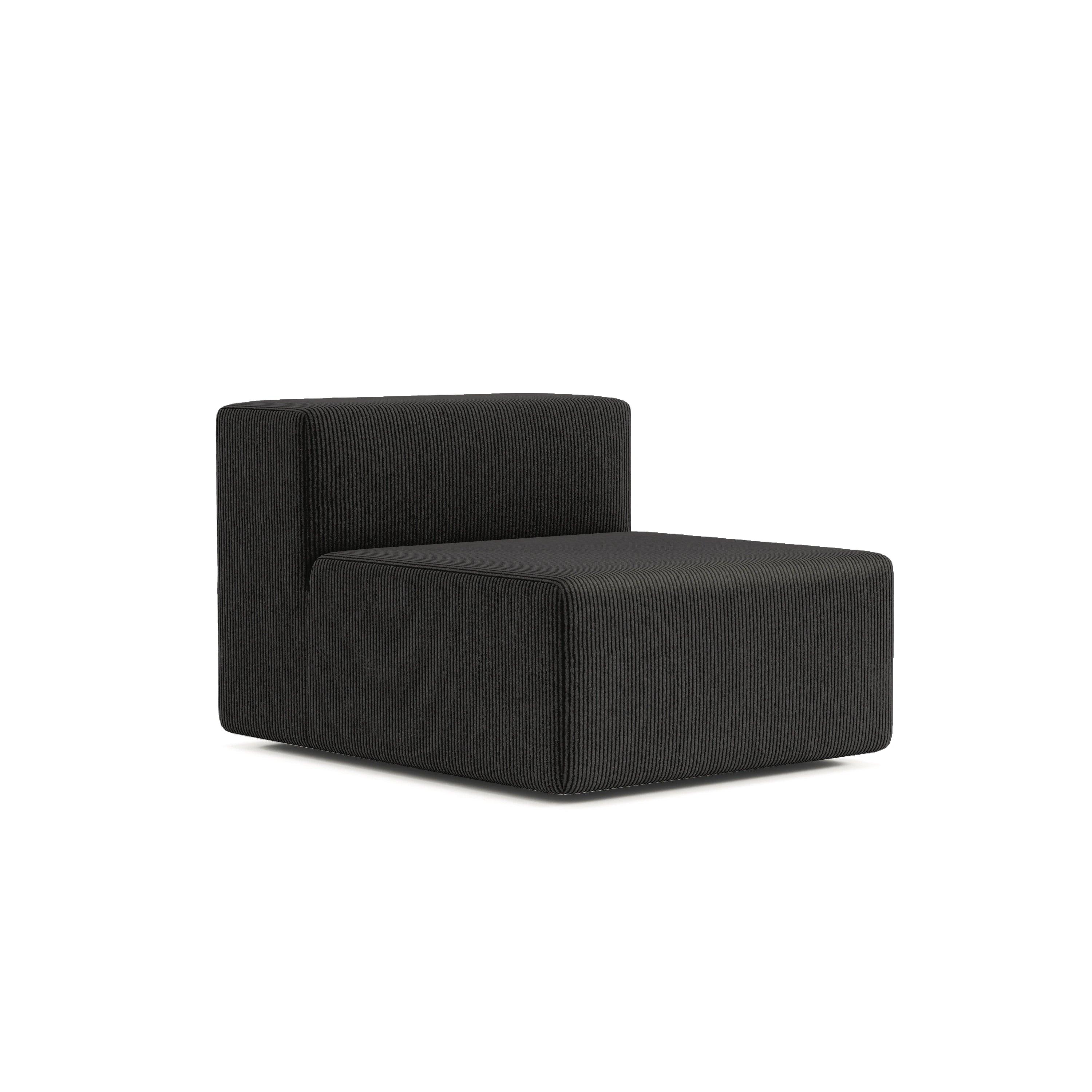 Milo Single Seat-Black - PortaSofa