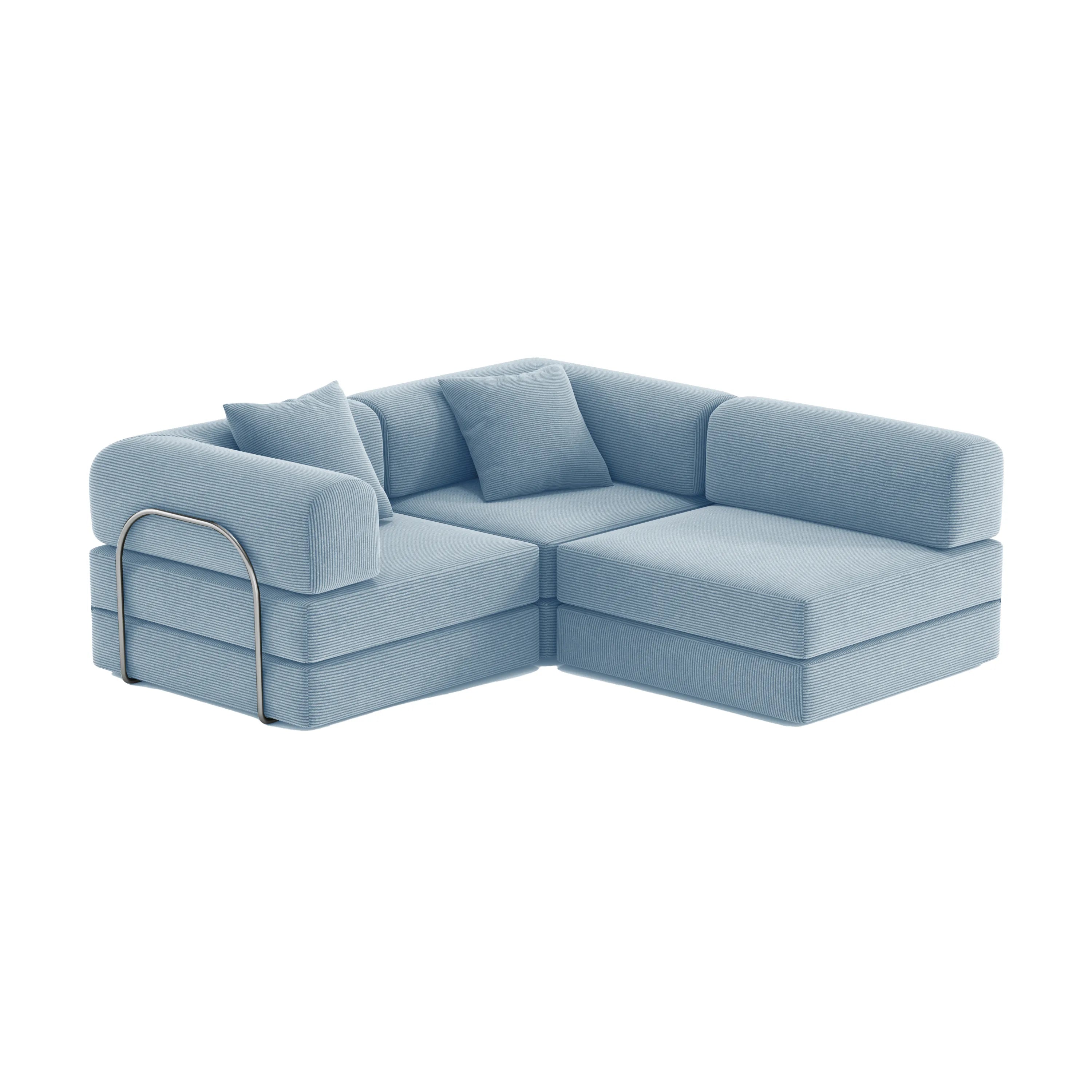 Nova L-Shaped Sofa-Ocean