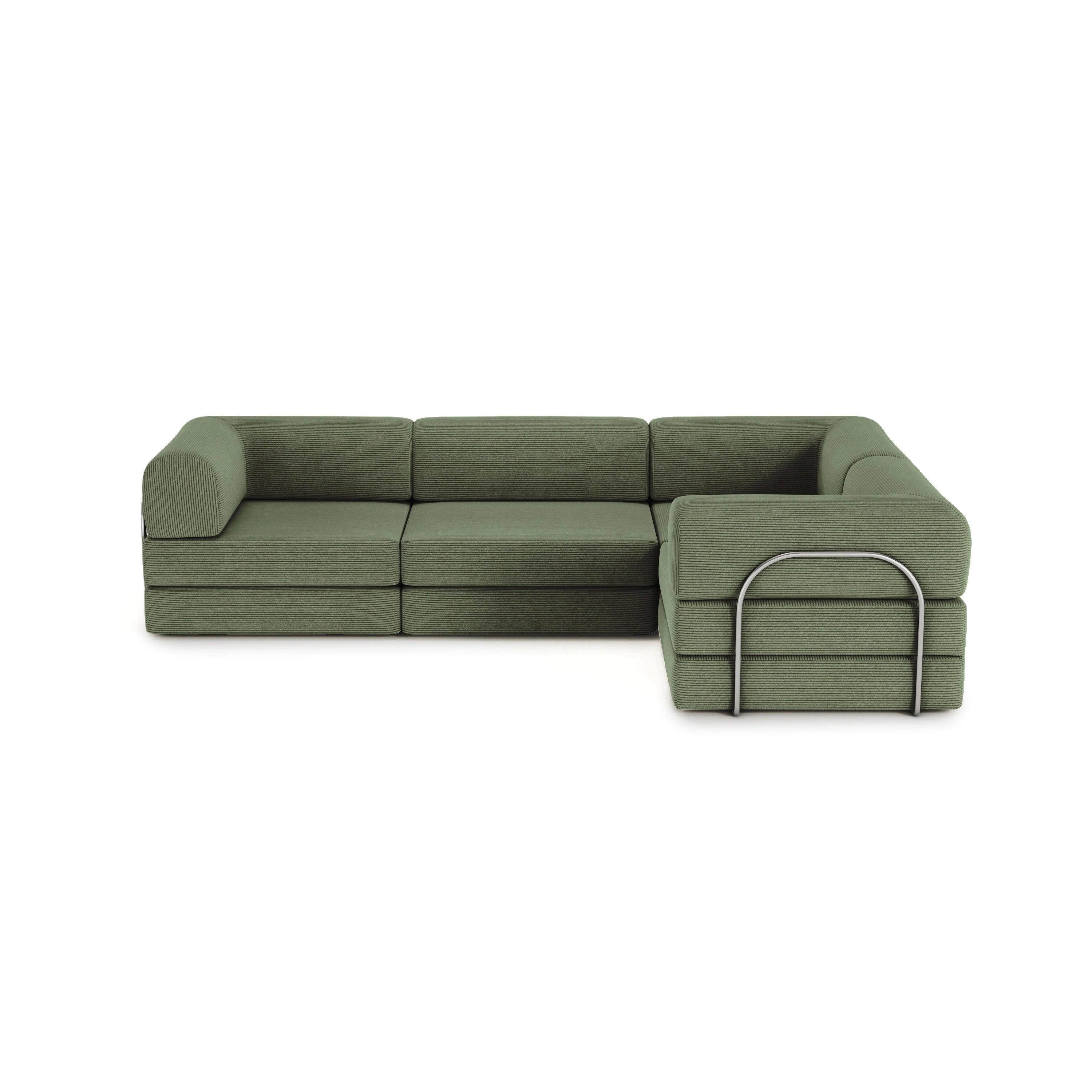 Nova XL Modular Sofa-Forest Green