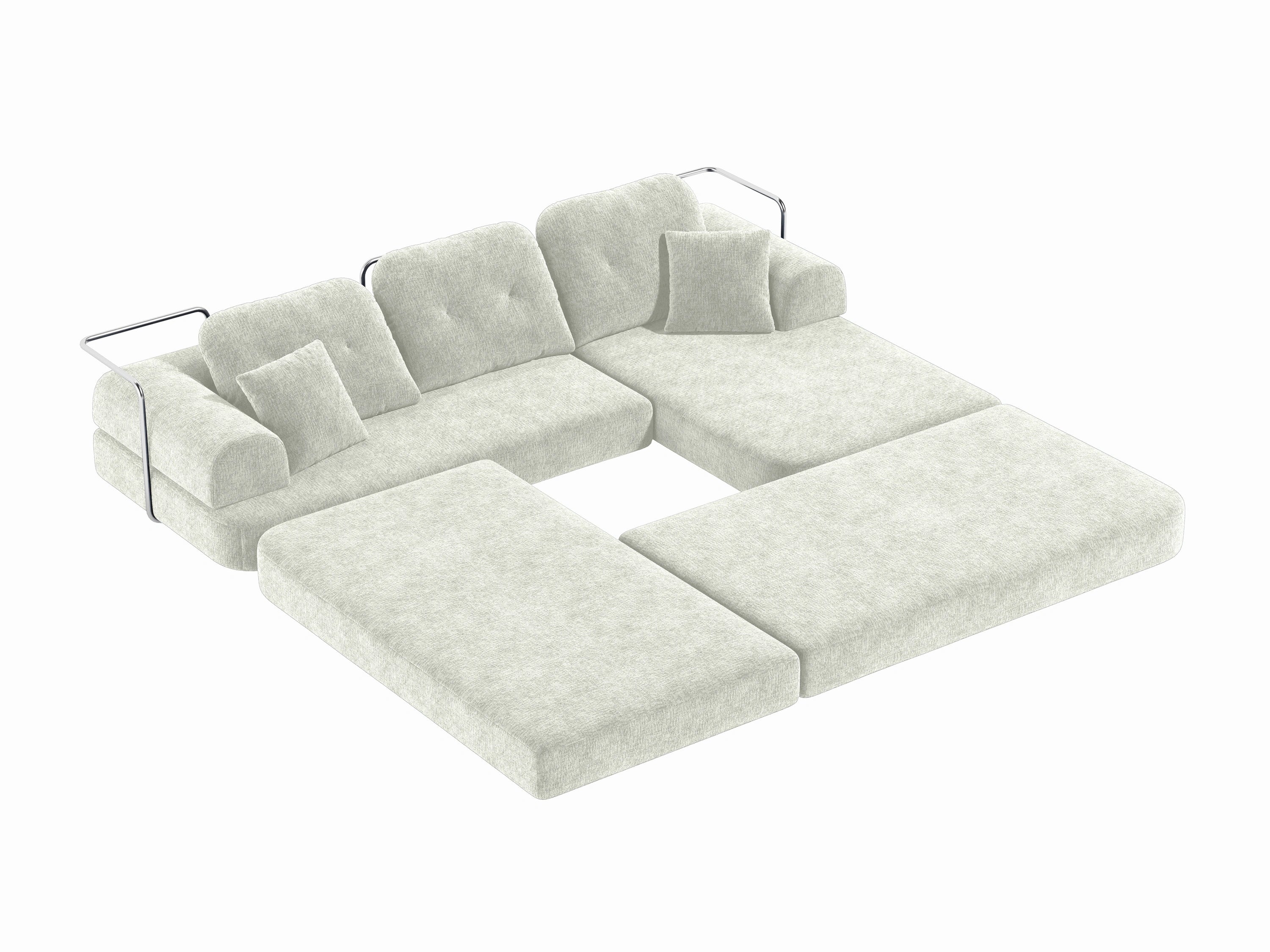 Gather Lounge Sofa Bed-White