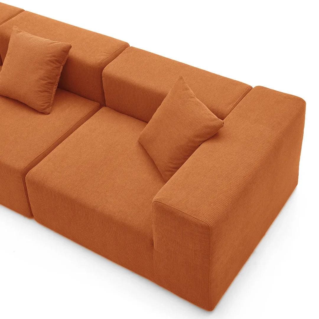 Milo Modular Sofa 2 Seater-Orange - PortaSofa