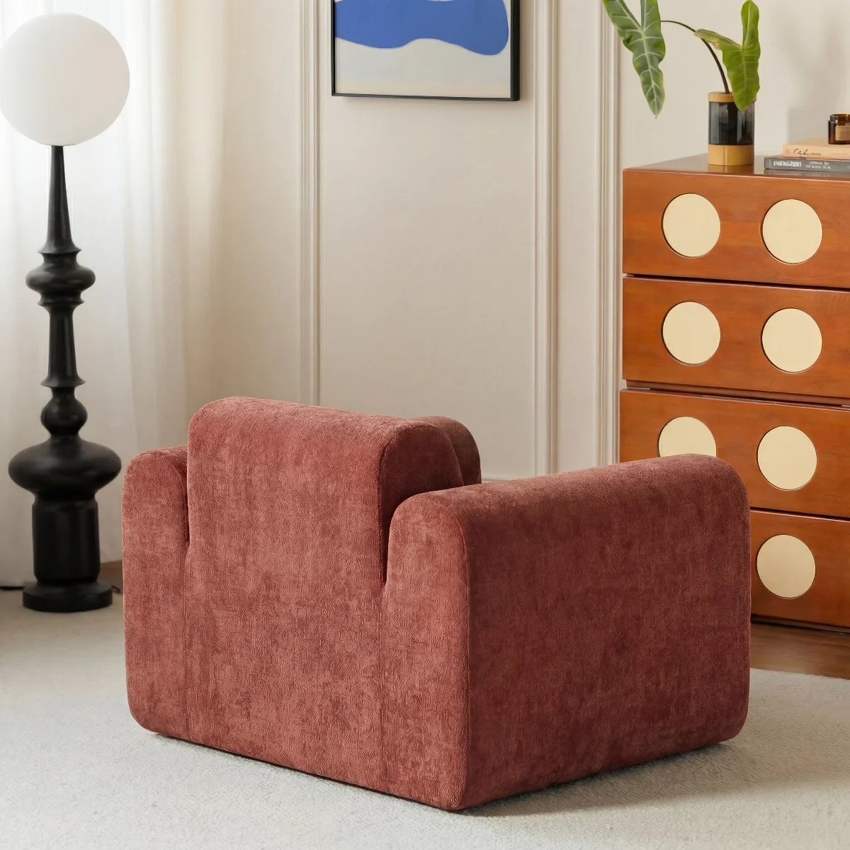 Mochi Single Seat-Mustard