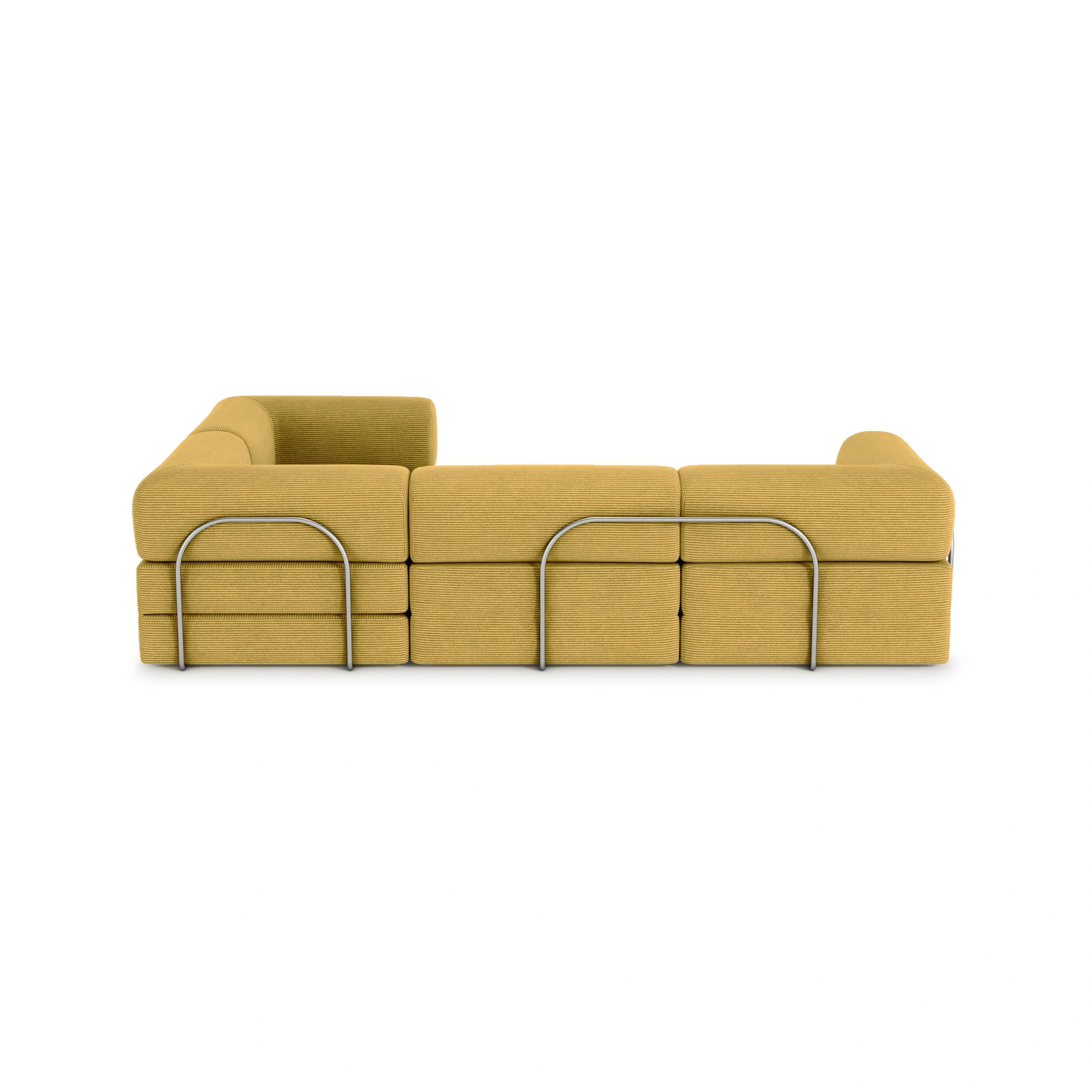 Nova XL Modular Sofa-Yellow