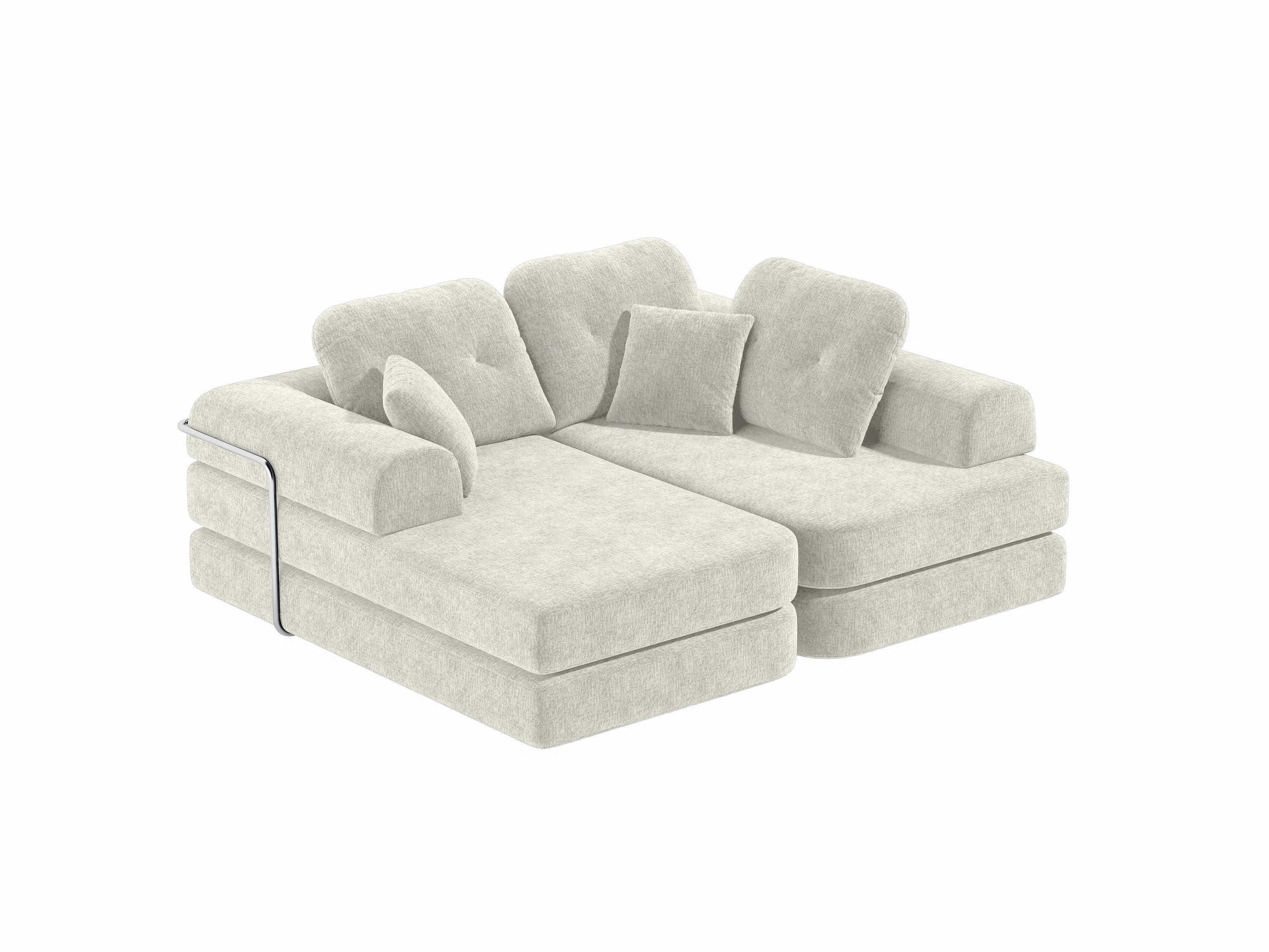 Gather Lounge Sofa Bed-White