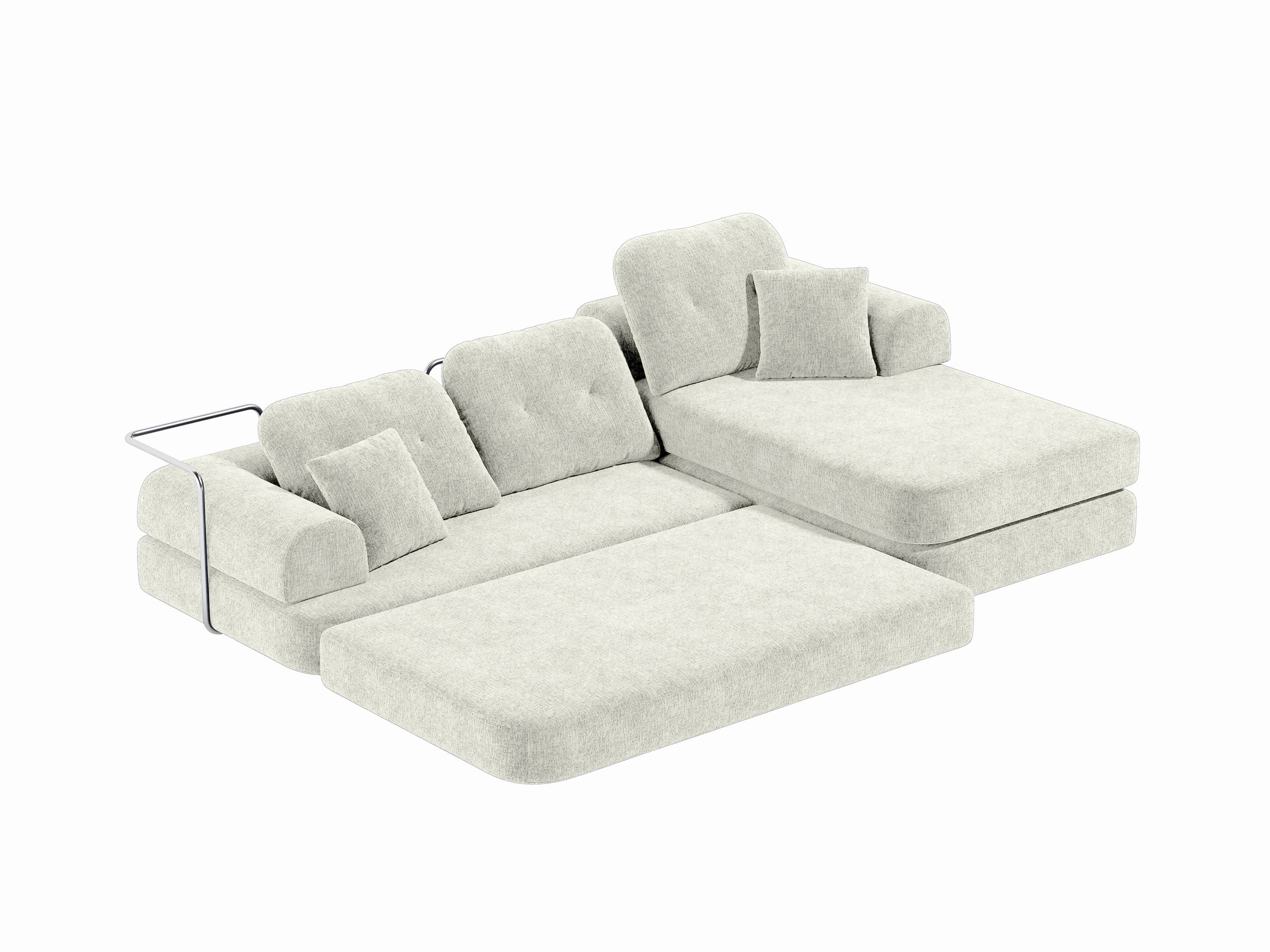 Gather Lounge Sofa Bed-White