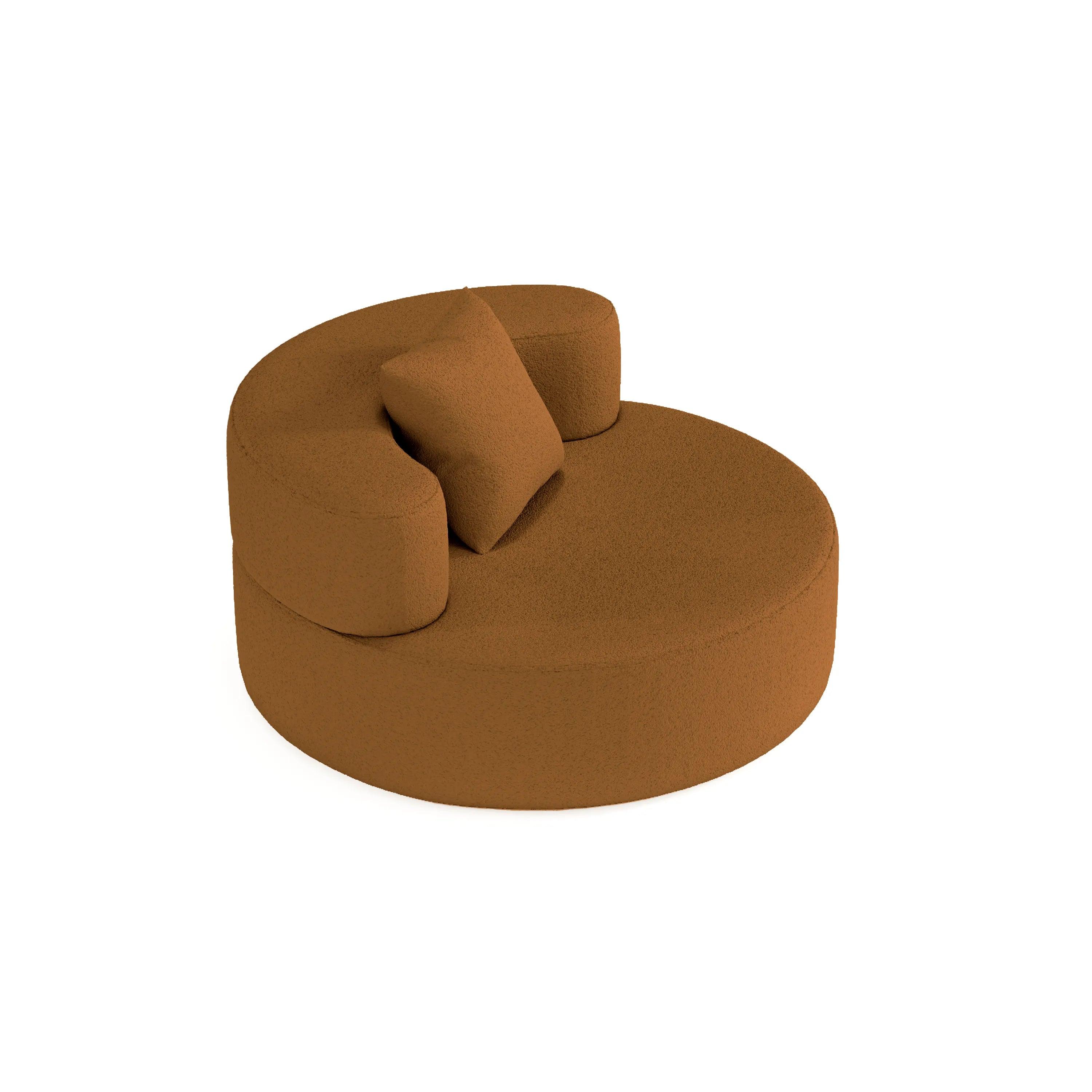 Milan Single Sofa-Camel - PortaSofa